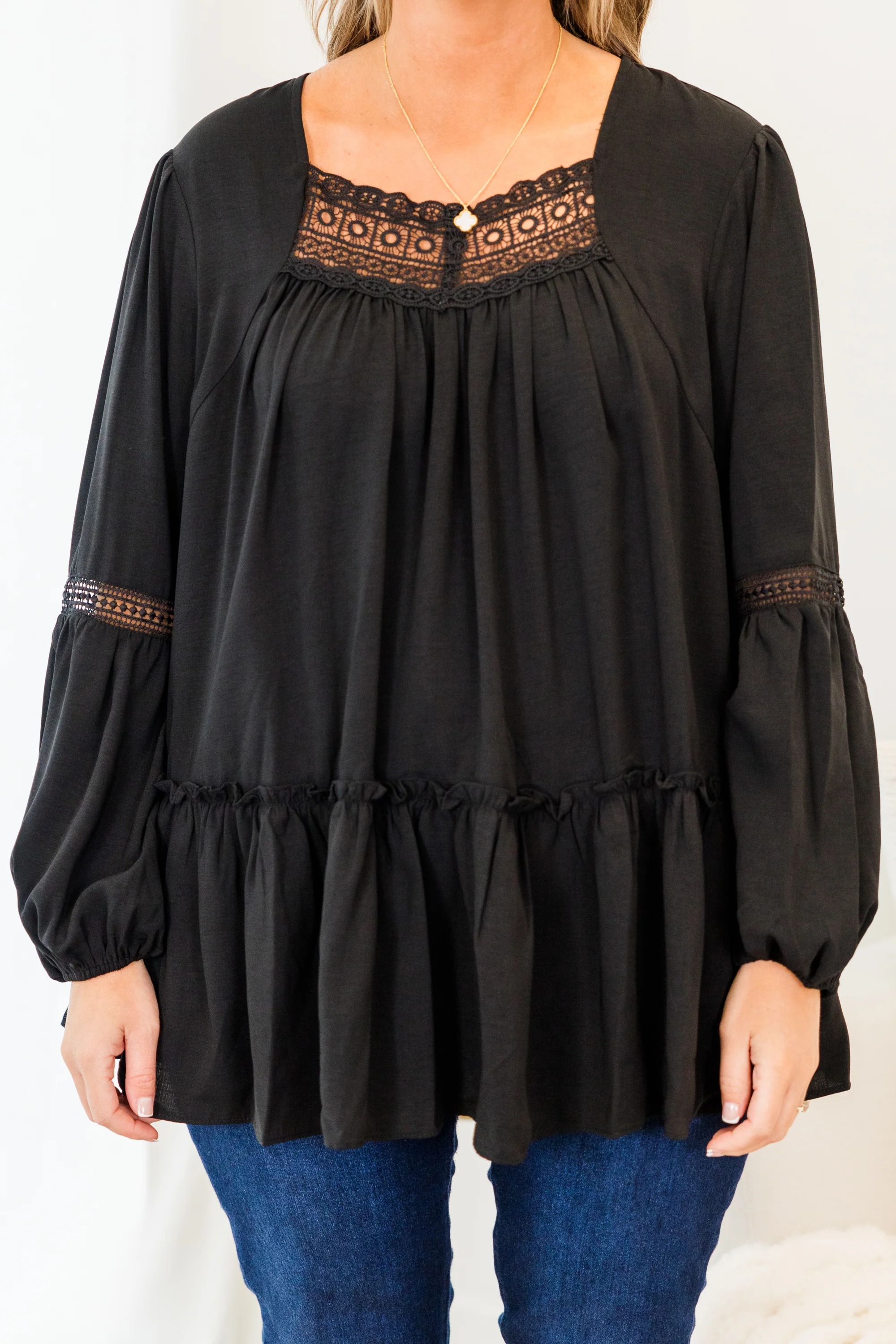 Words Of Affirmation Top, Black - Giverhouse