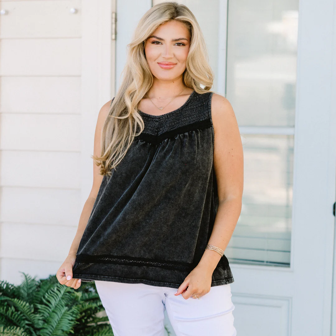 We'll Get Better Top, Black - Giverhouse