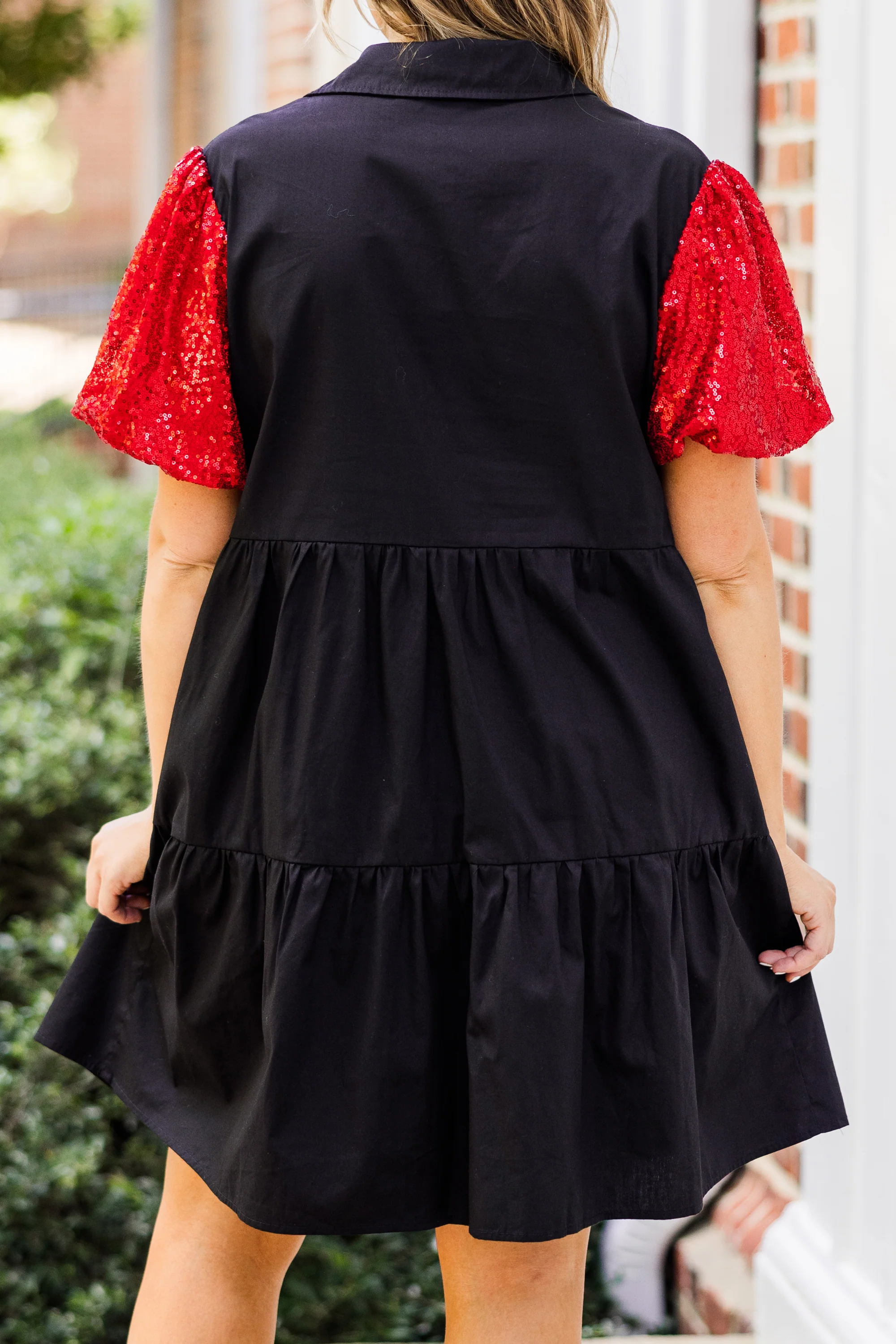 Game Day Glam Dress, Red - Giverhouse