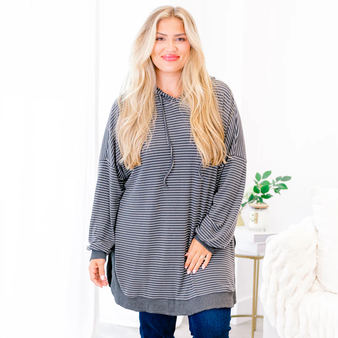 Don't Fall Tonight Hoodie, Charcoal - Giverhouse