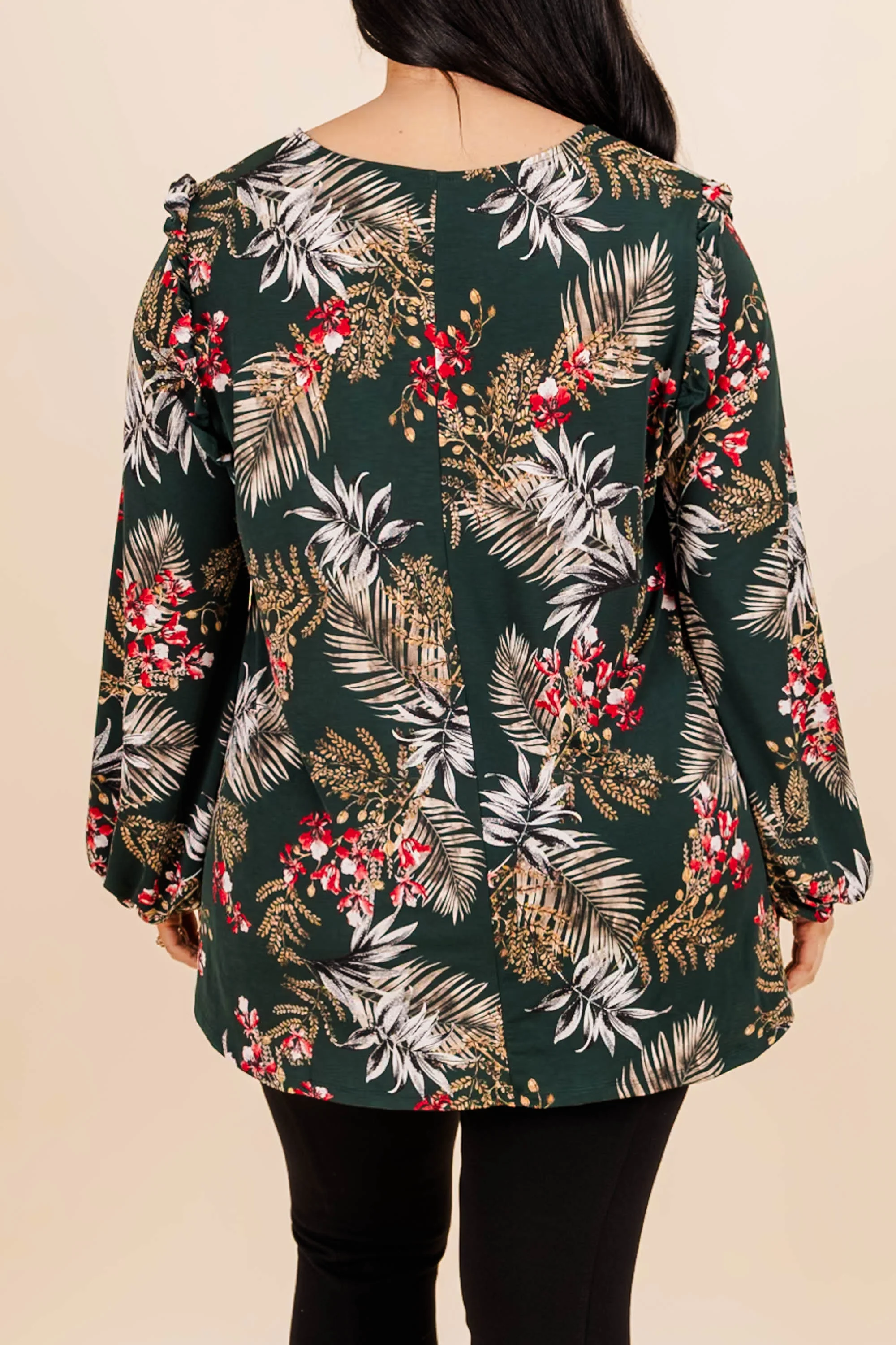 Awaken My Love Top, Green - Giverhouse