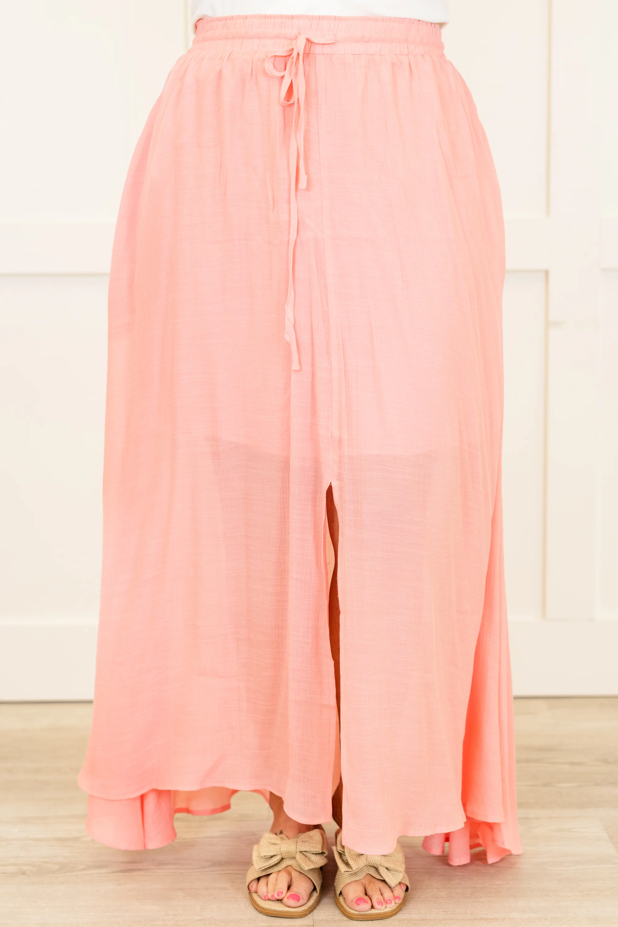The Break Is Over Skirt, Pastel Pink - Giverhouse