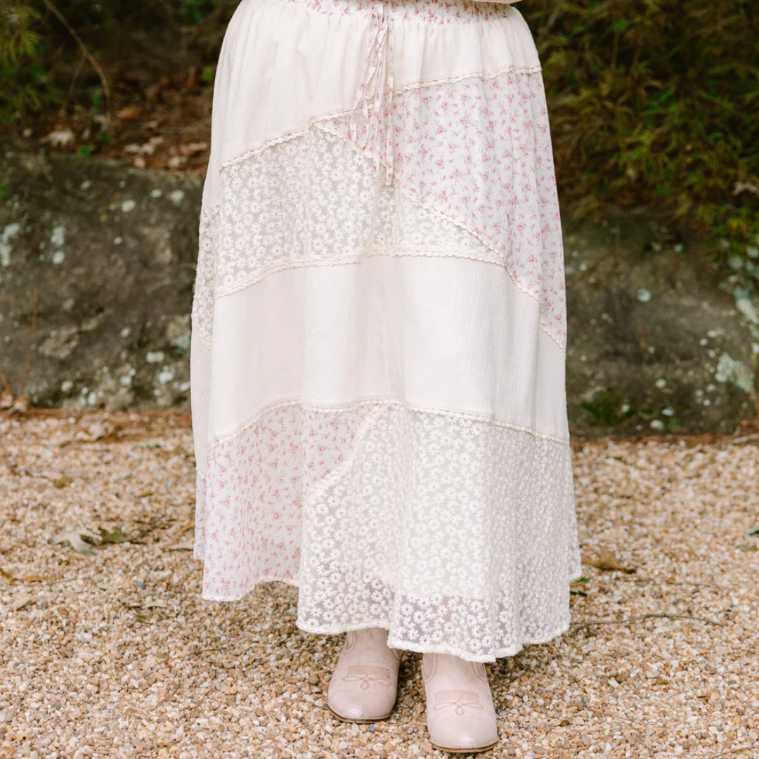 Light Of My Life Skirt, Cream - Giverhouse