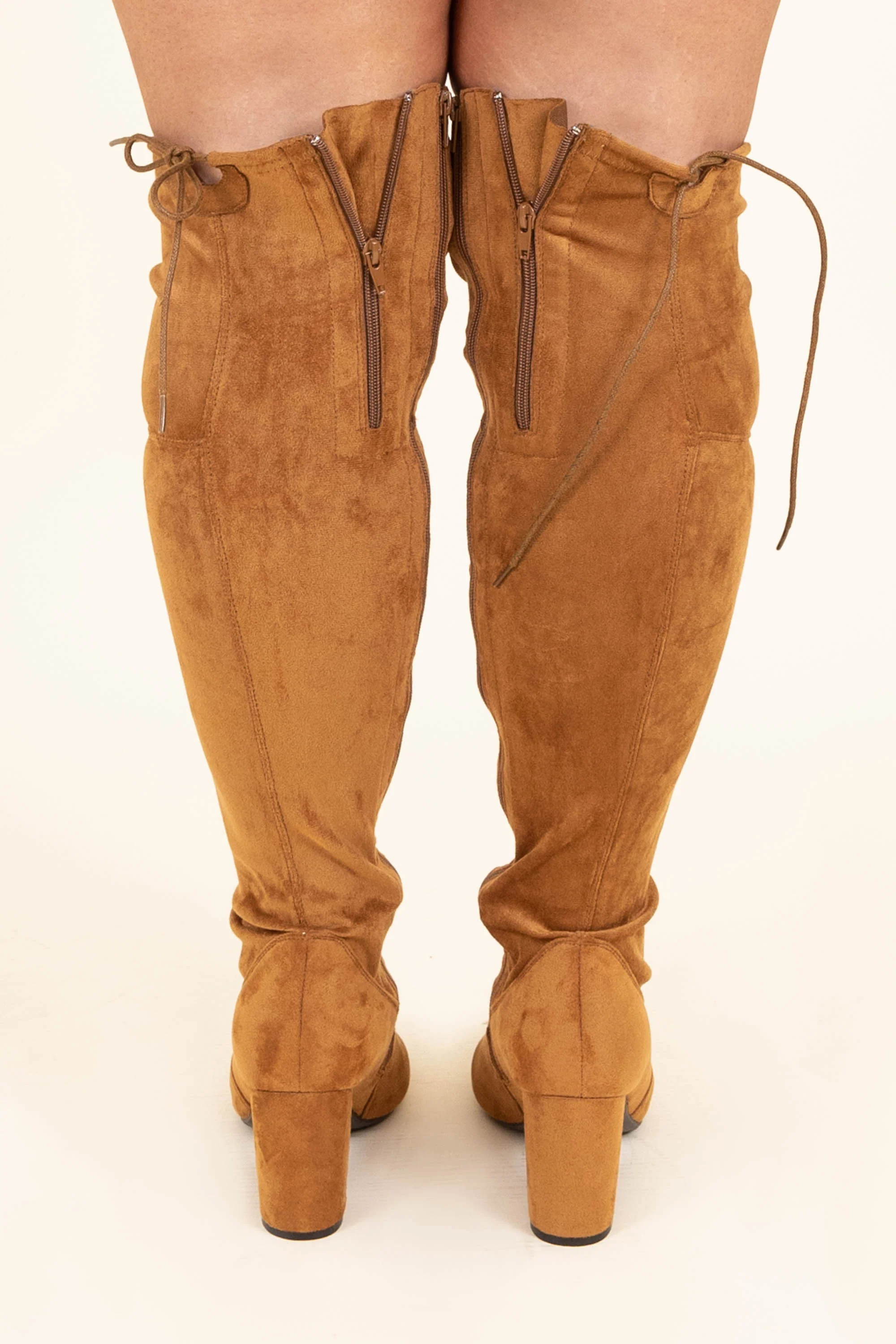 Slaying Suede Boots, New Tan - Giverhouse