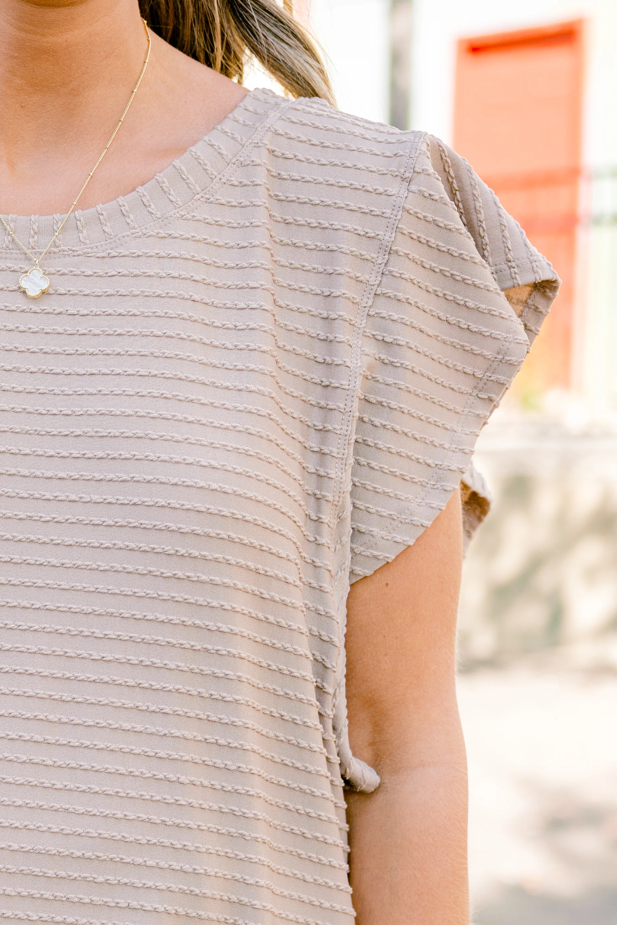 Leave Your Lover Top, Brown - Giverhouse