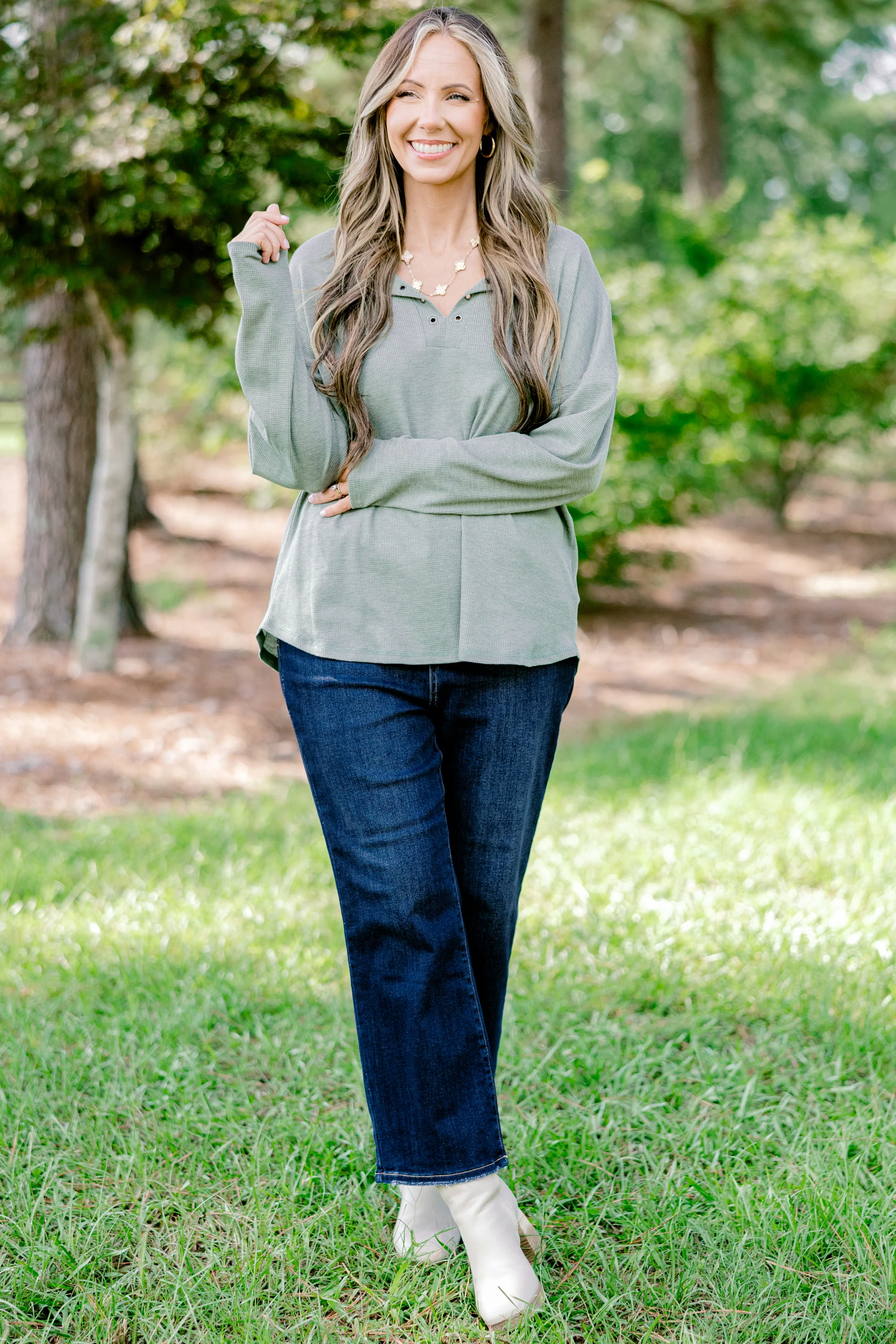 Loves It Top, Olive - Giverhouse