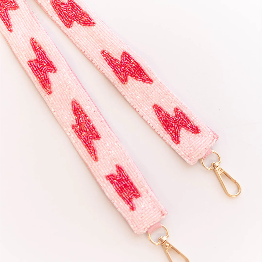 It's Electric Beaded Strap, Pink - Giverhouse