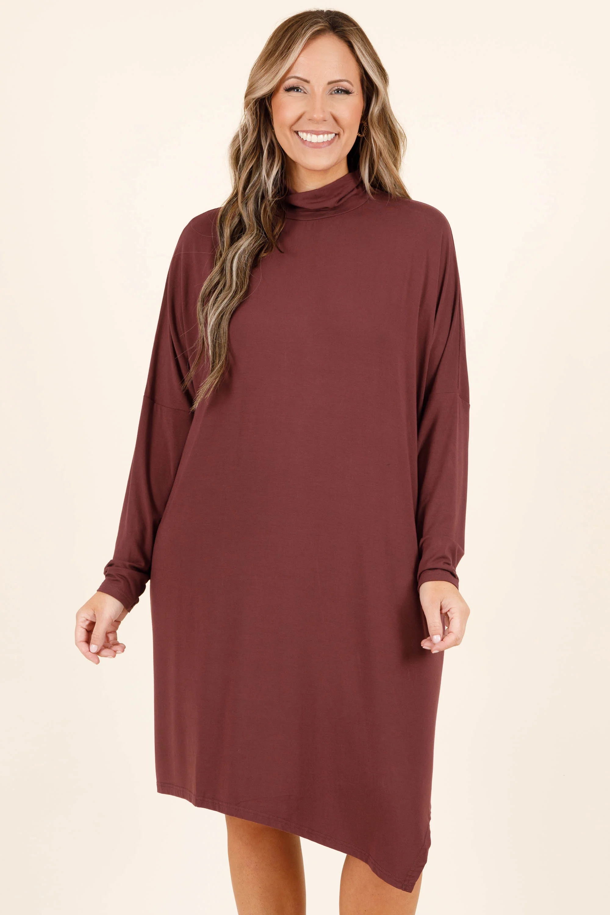 Wardrobe Essential Dress, Plum - Giverhouse