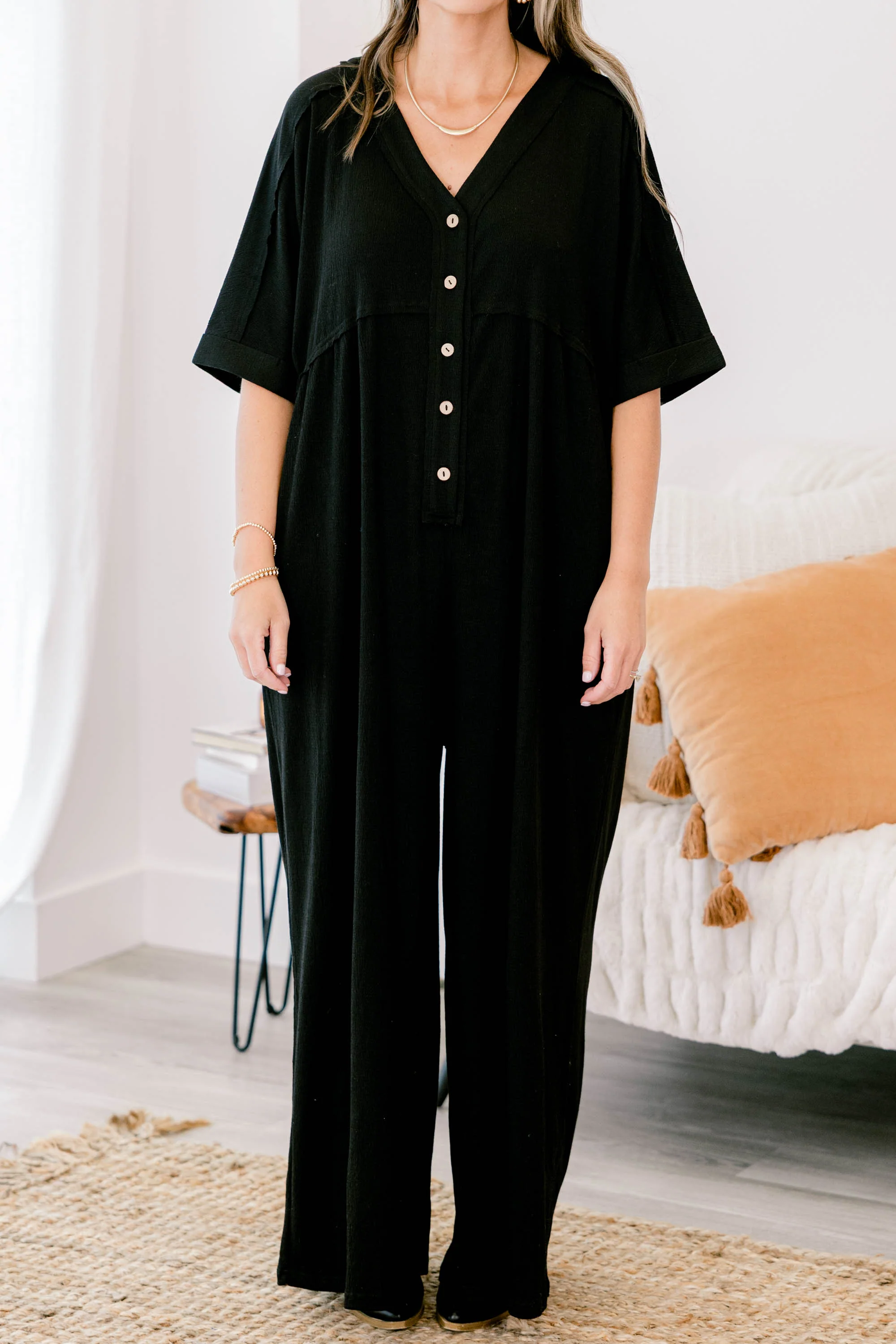 All Clear Jumpsuit, Black - Giverhouse