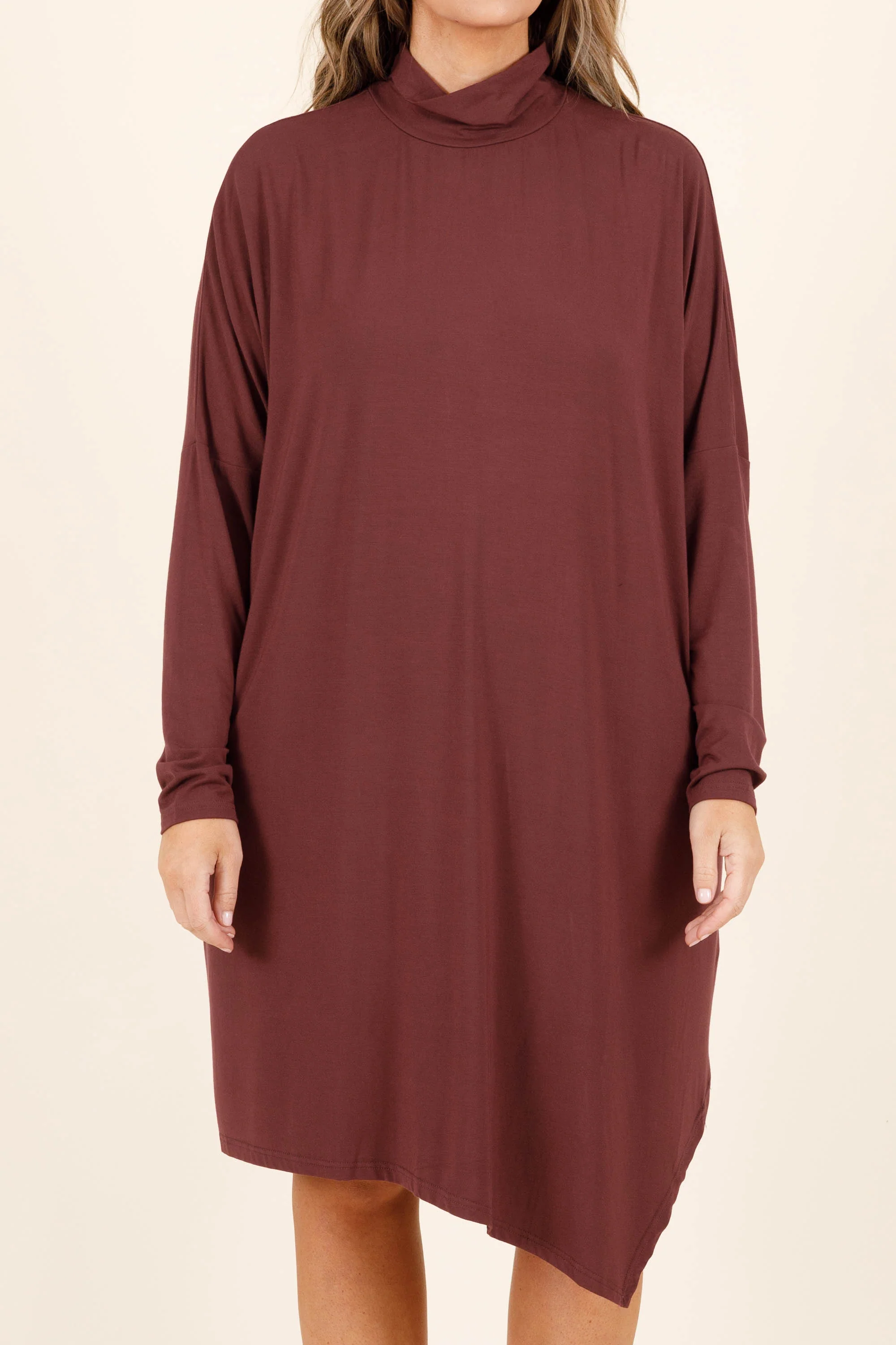 Wardrobe Essential Dress, Plum - Giverhouse