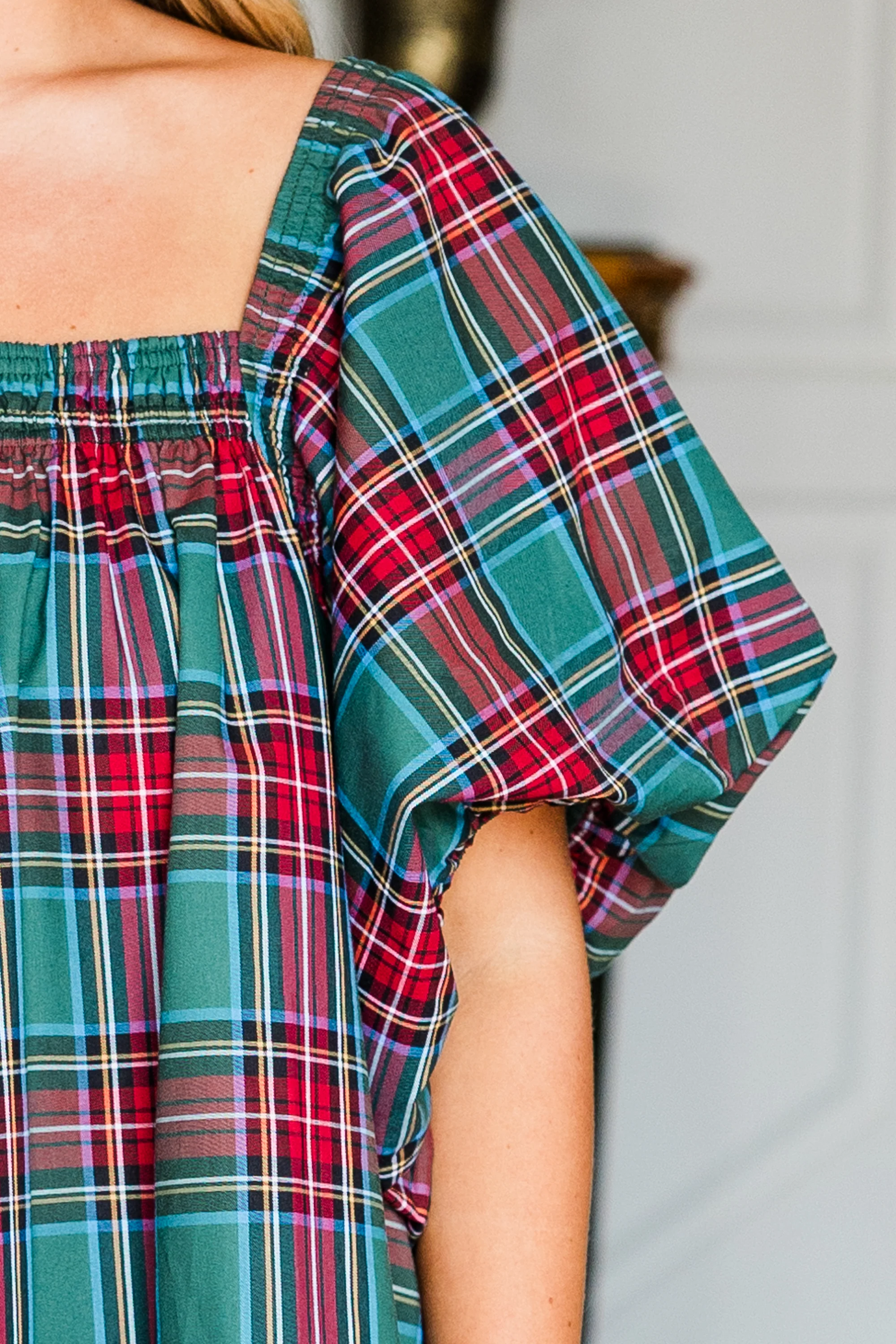 Cozy Love Top, Green - Giverhouse