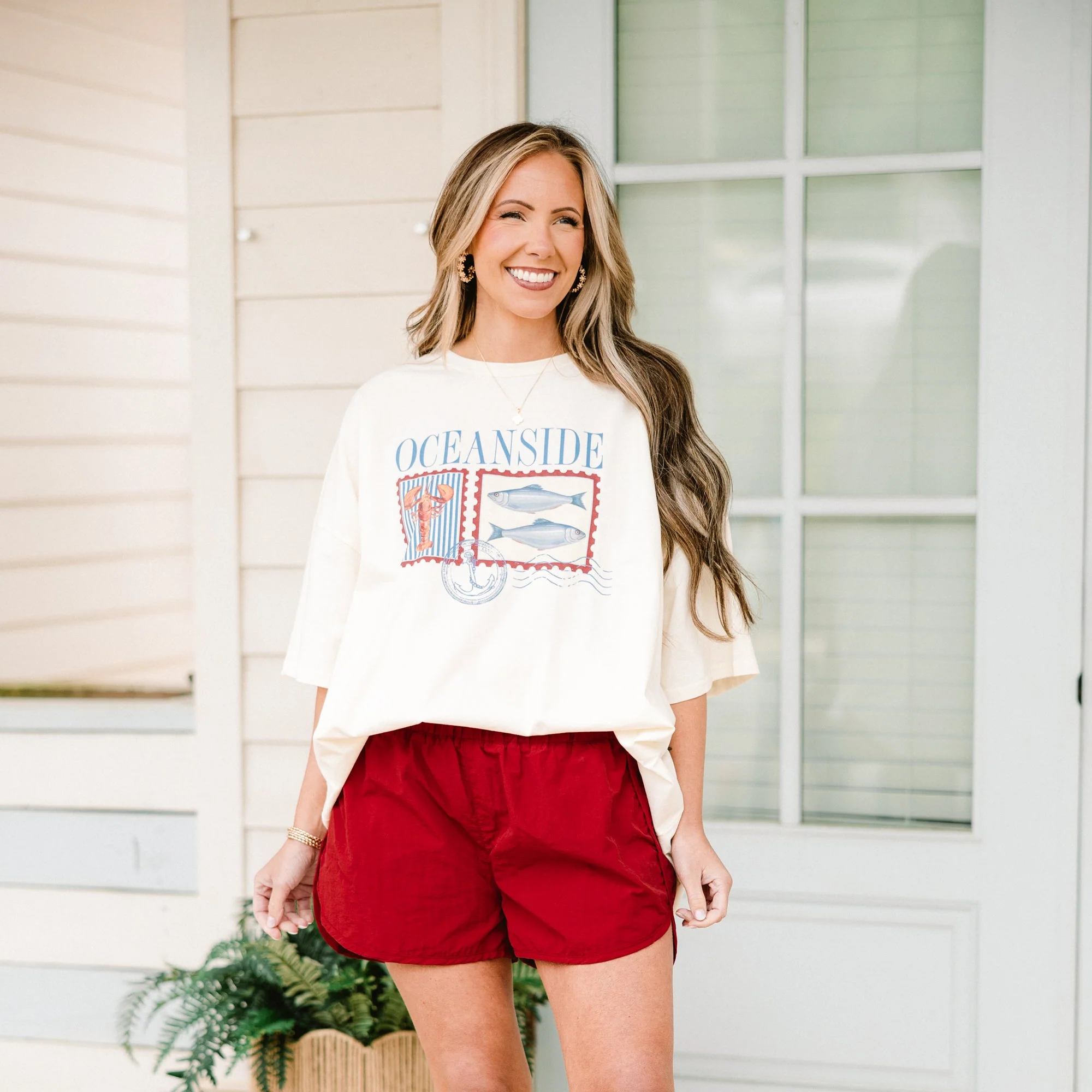 Run The World Shorts, Copper Red - Giverhouse