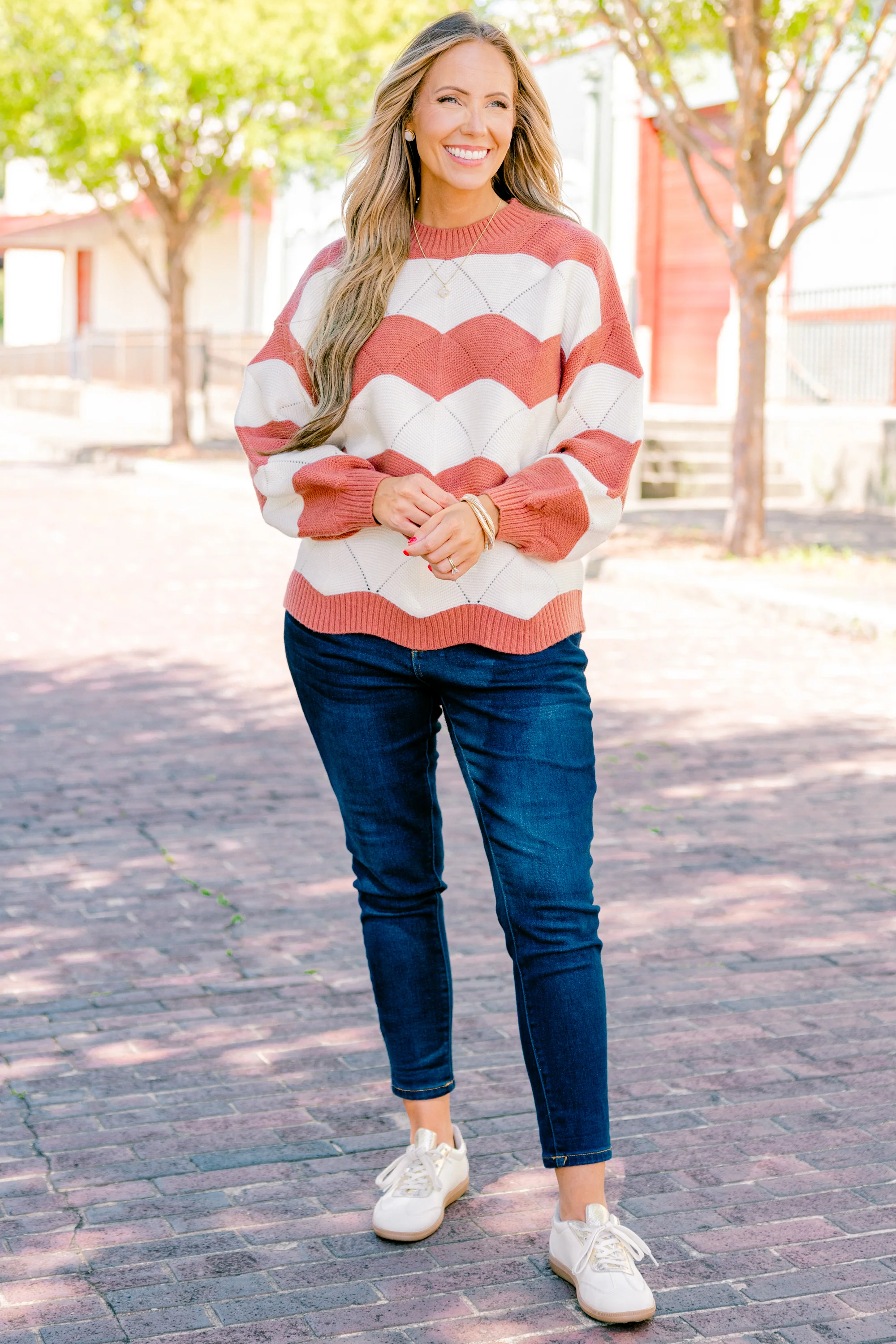 Watching The Stars Sweater, Brown - Giverhouse