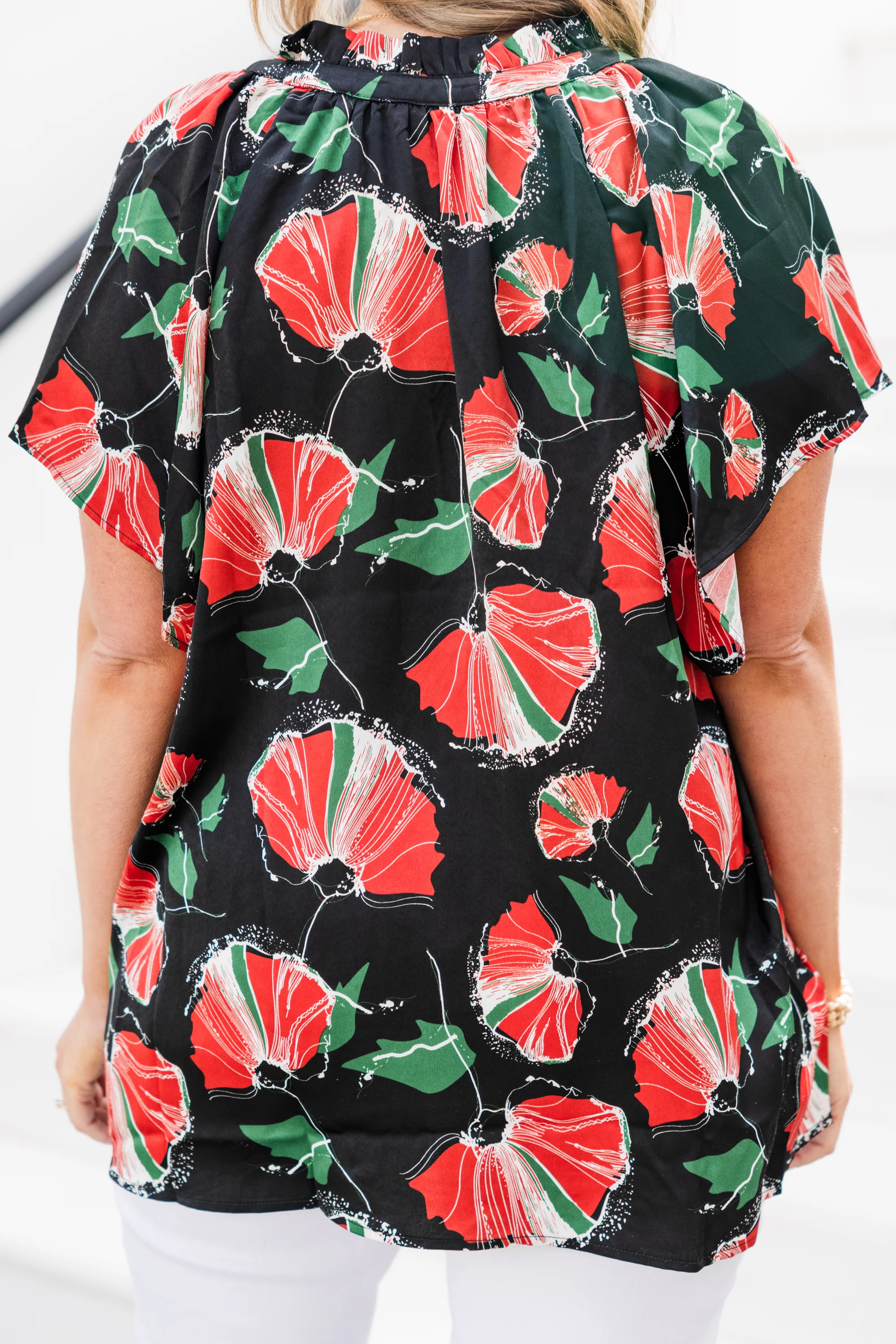 Look At Us Now Top, Black - Giverhouse