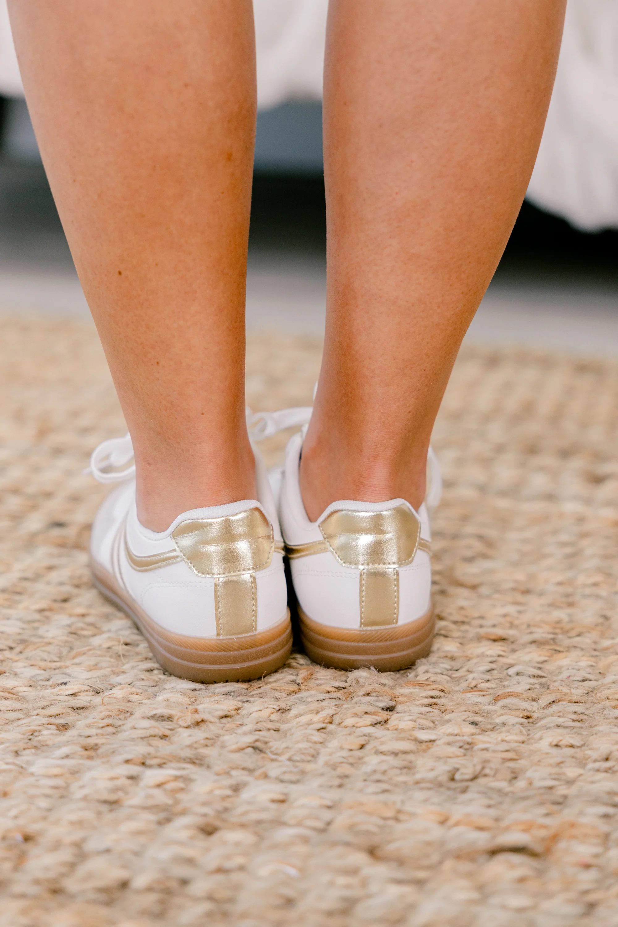 Running The Show Sneakers, Gold - Giverhouse