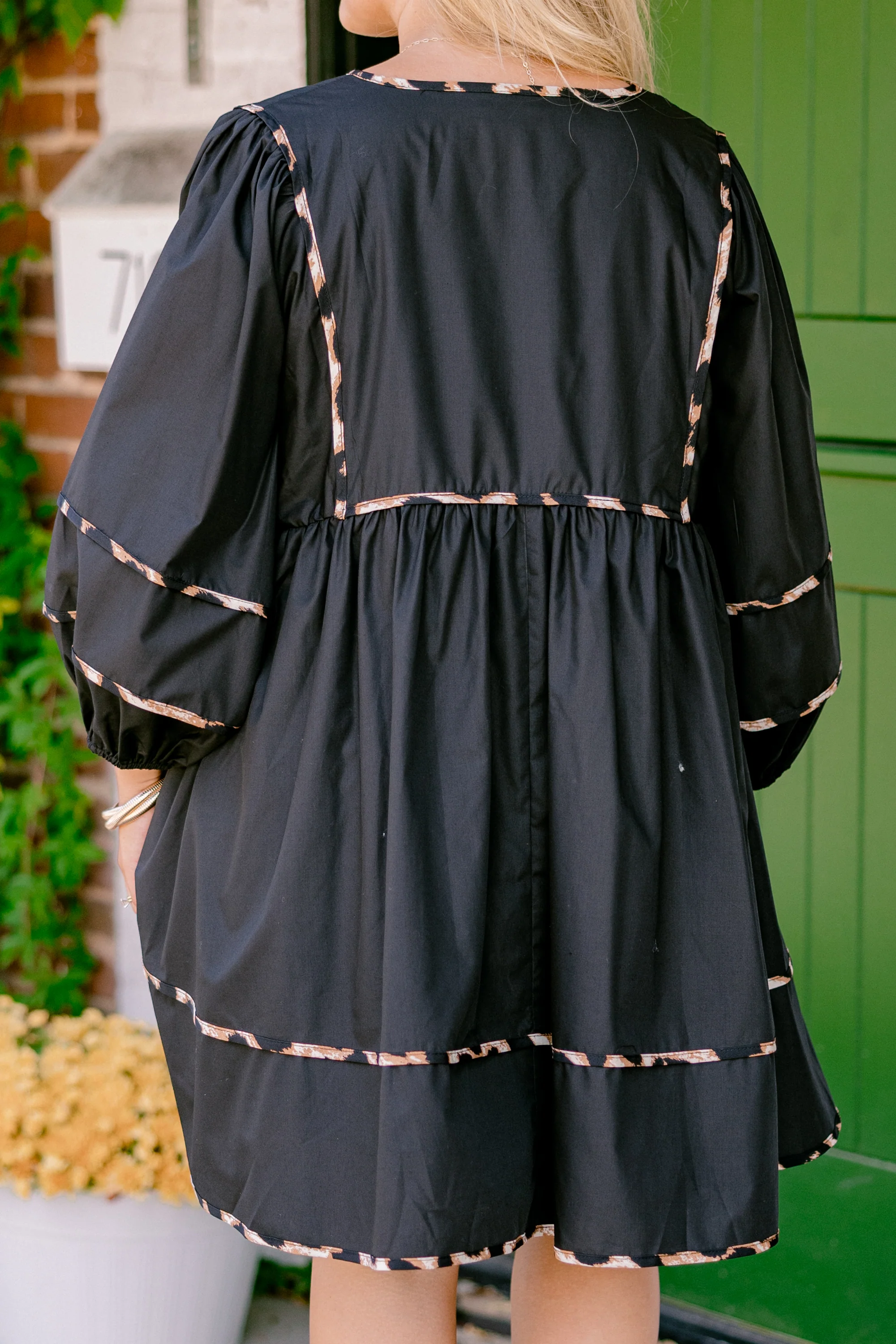 Stuck In Your Ways Dress, Black - Giverhouse