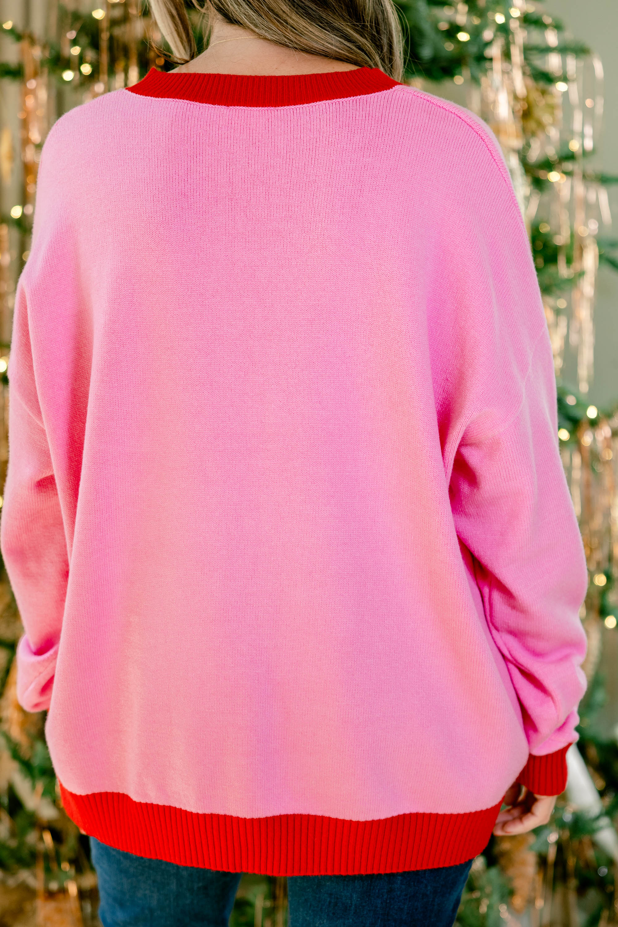 Santa My Baby Sweater, Pink - Giverhouse