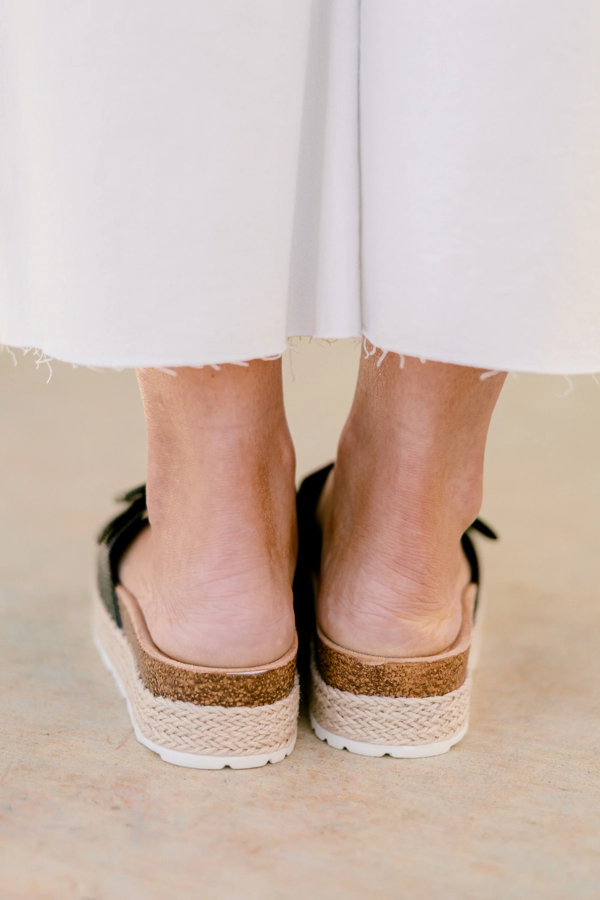 When the Time Is Right Wedges, Black - Giverhouse