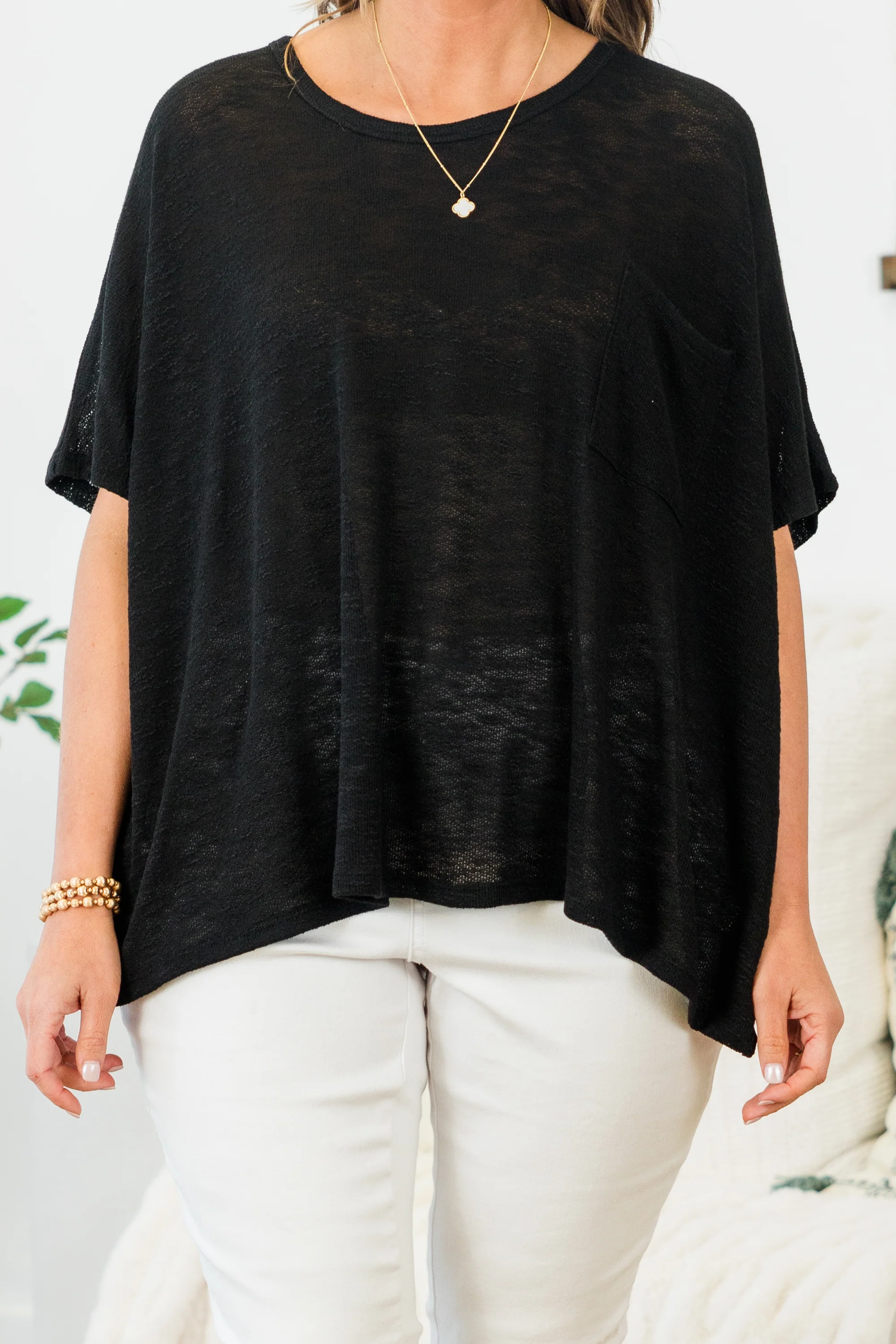 What Is The Call Top, Black - Giverhouse