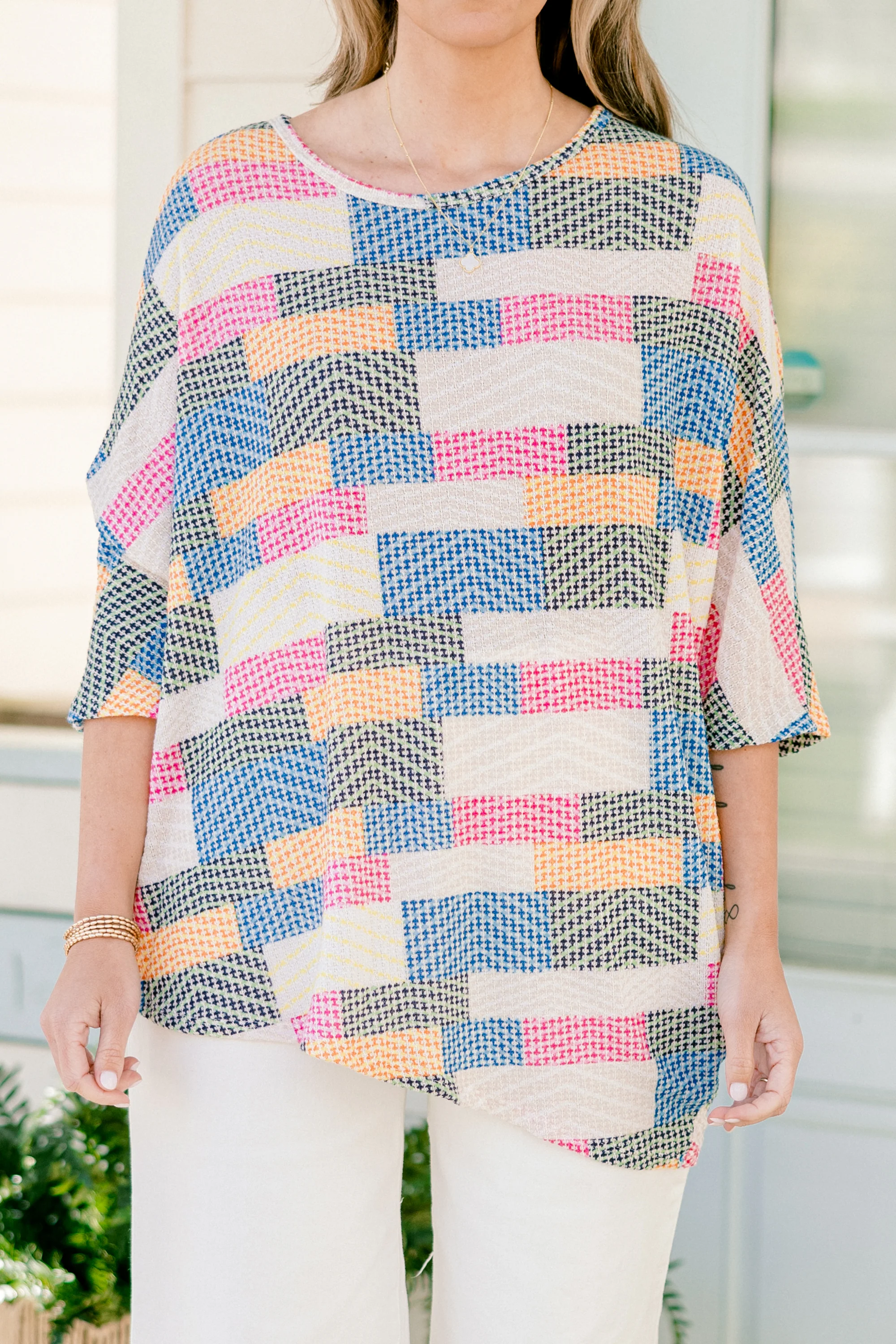 Artistic Beauty Top, Multi Stripe - Giverhouse