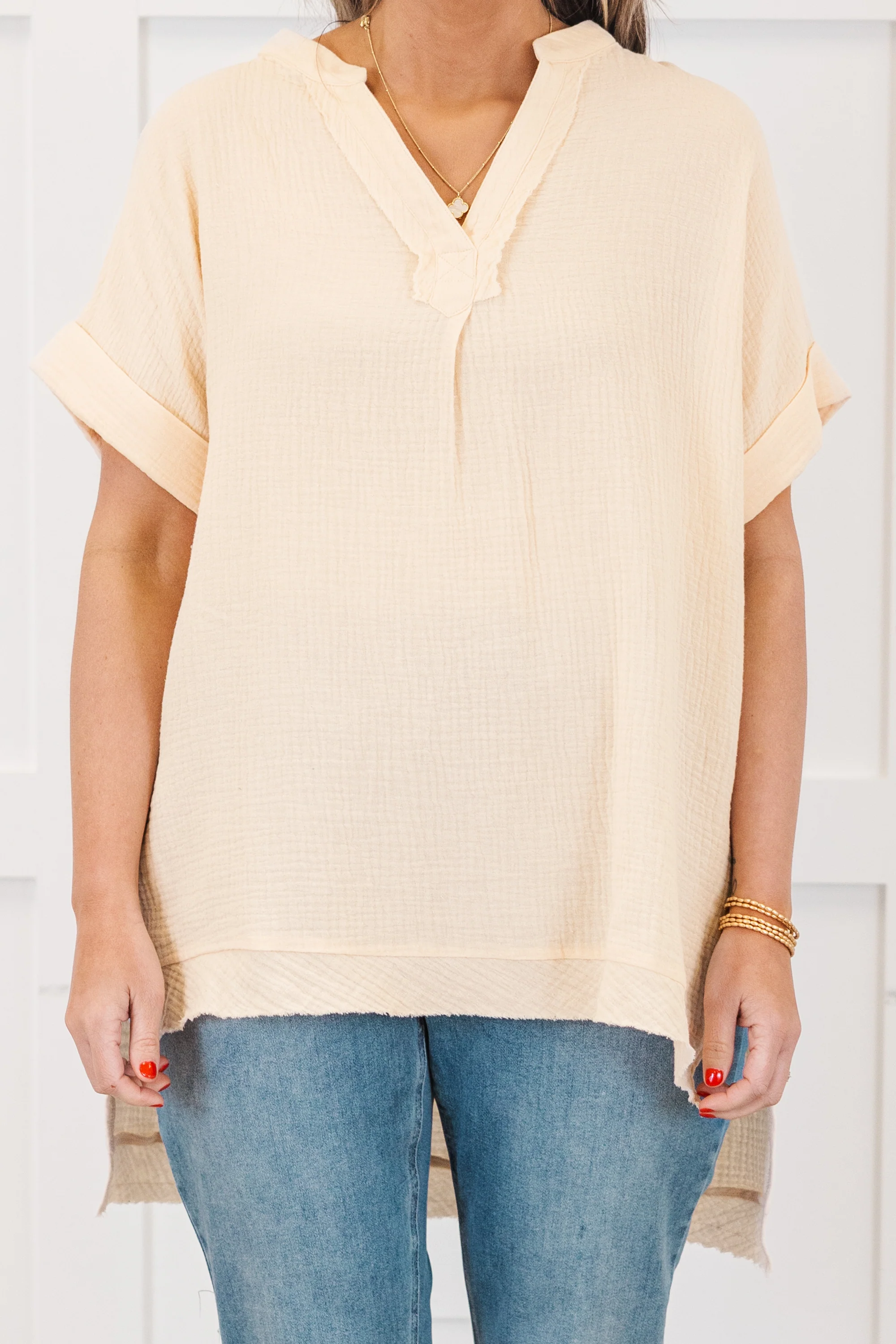 I  ll Keep It Like A Blessing Tunic, Natural - Giverhouse