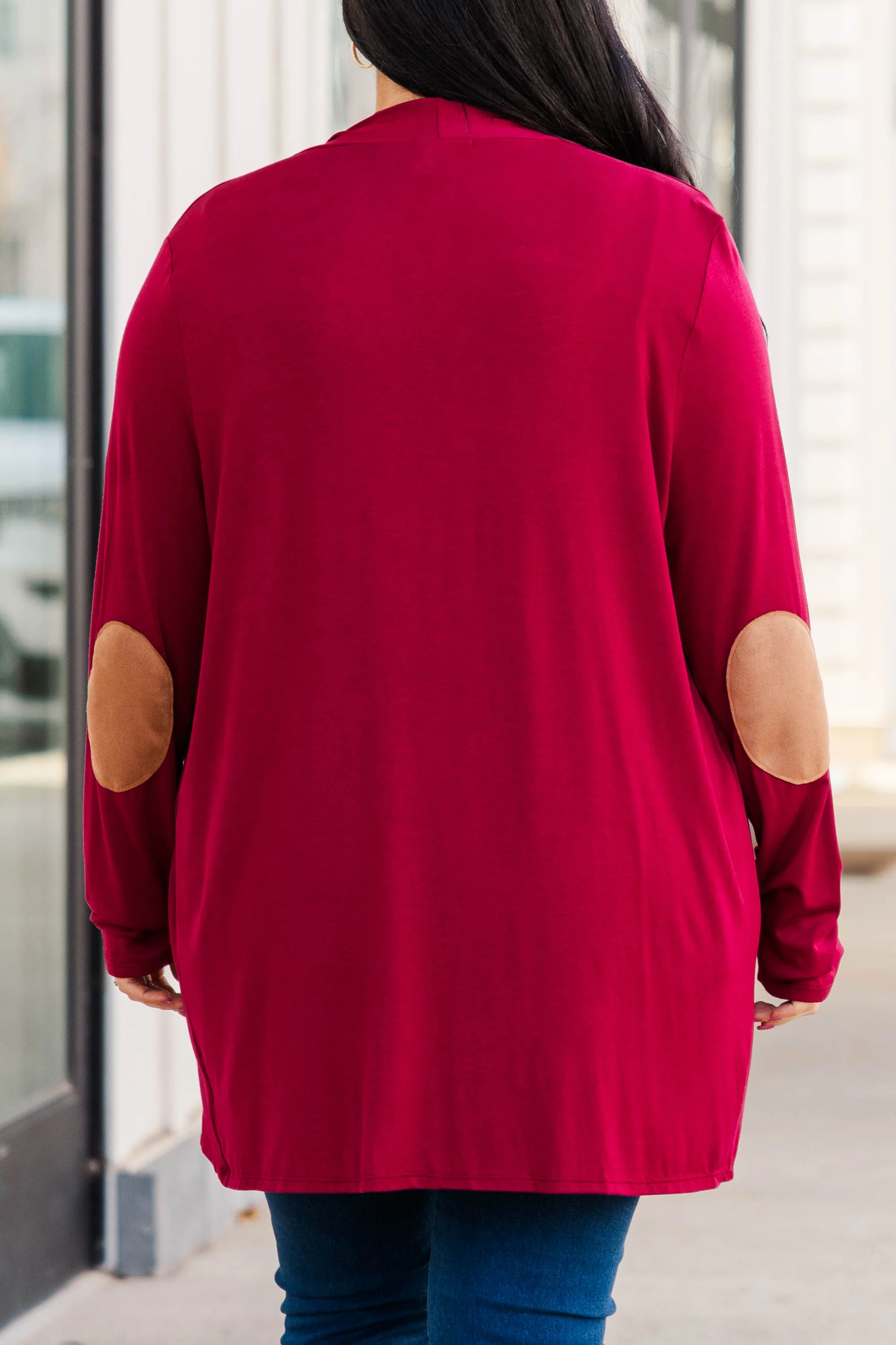 Bunny Wishes Cardigan, Burgundy - Giverhouse