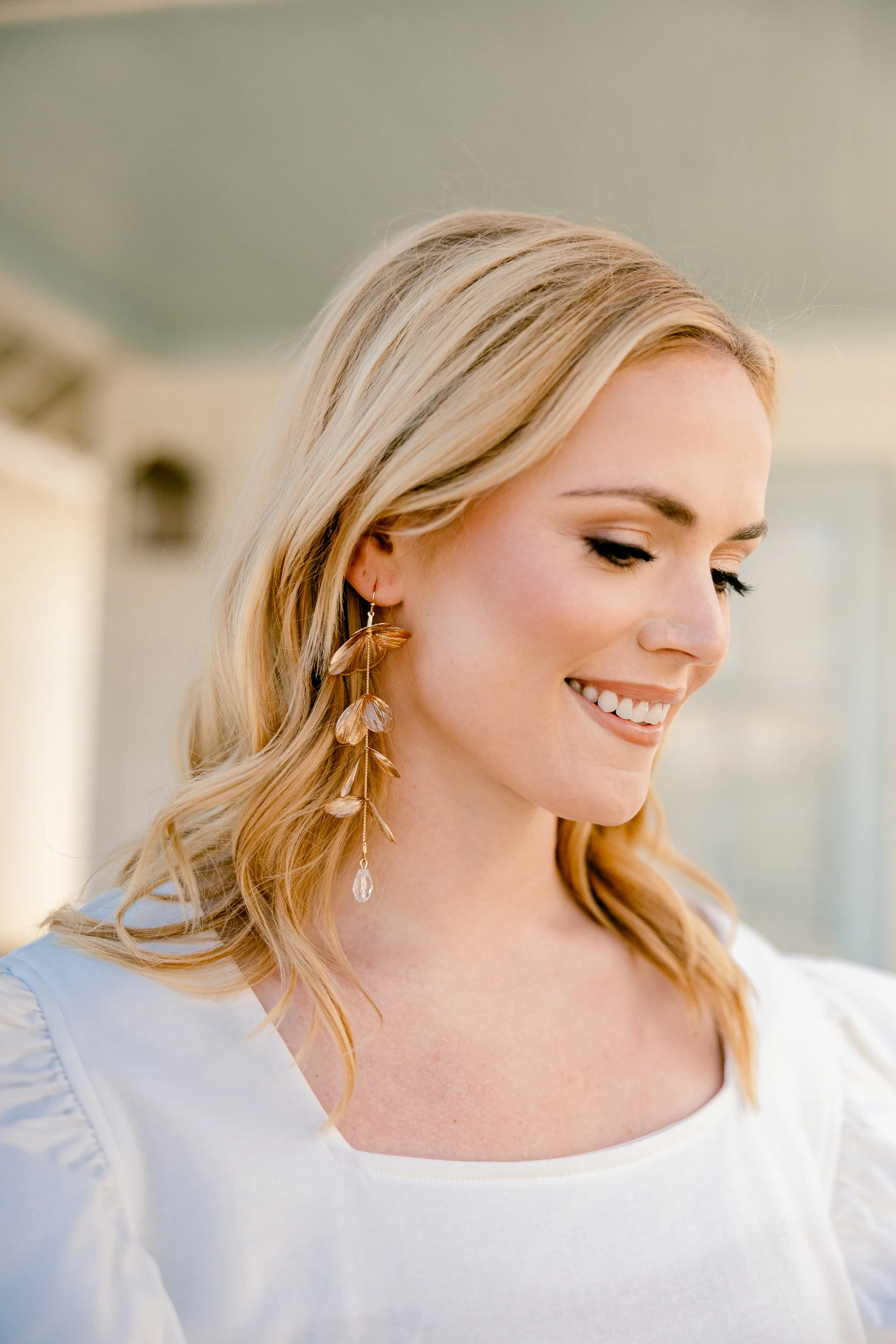 Let's Get Started Earrings, Gold - Giverhouse