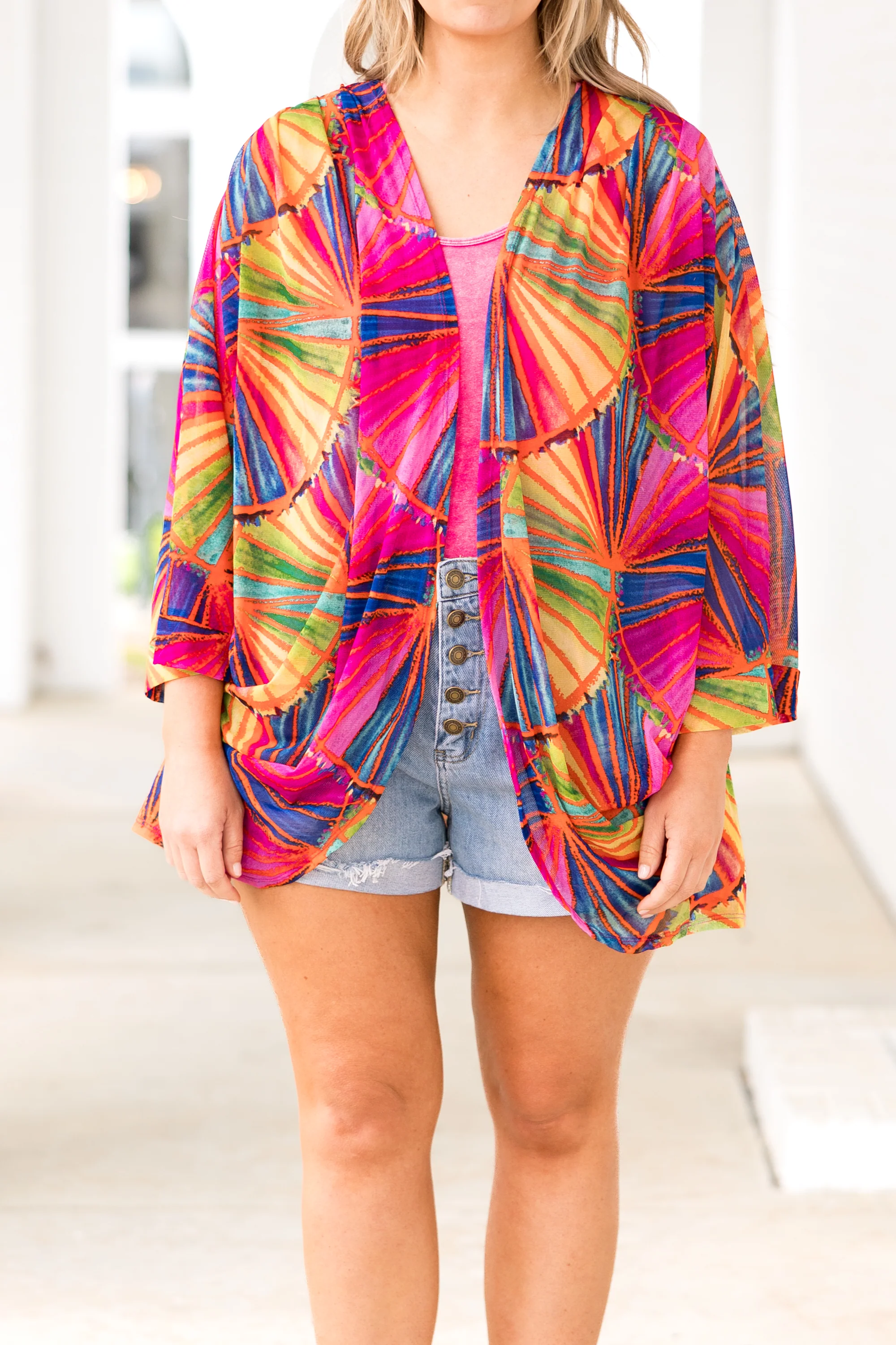 Bora Bora Babe Kimono, Multi - Giverhouse