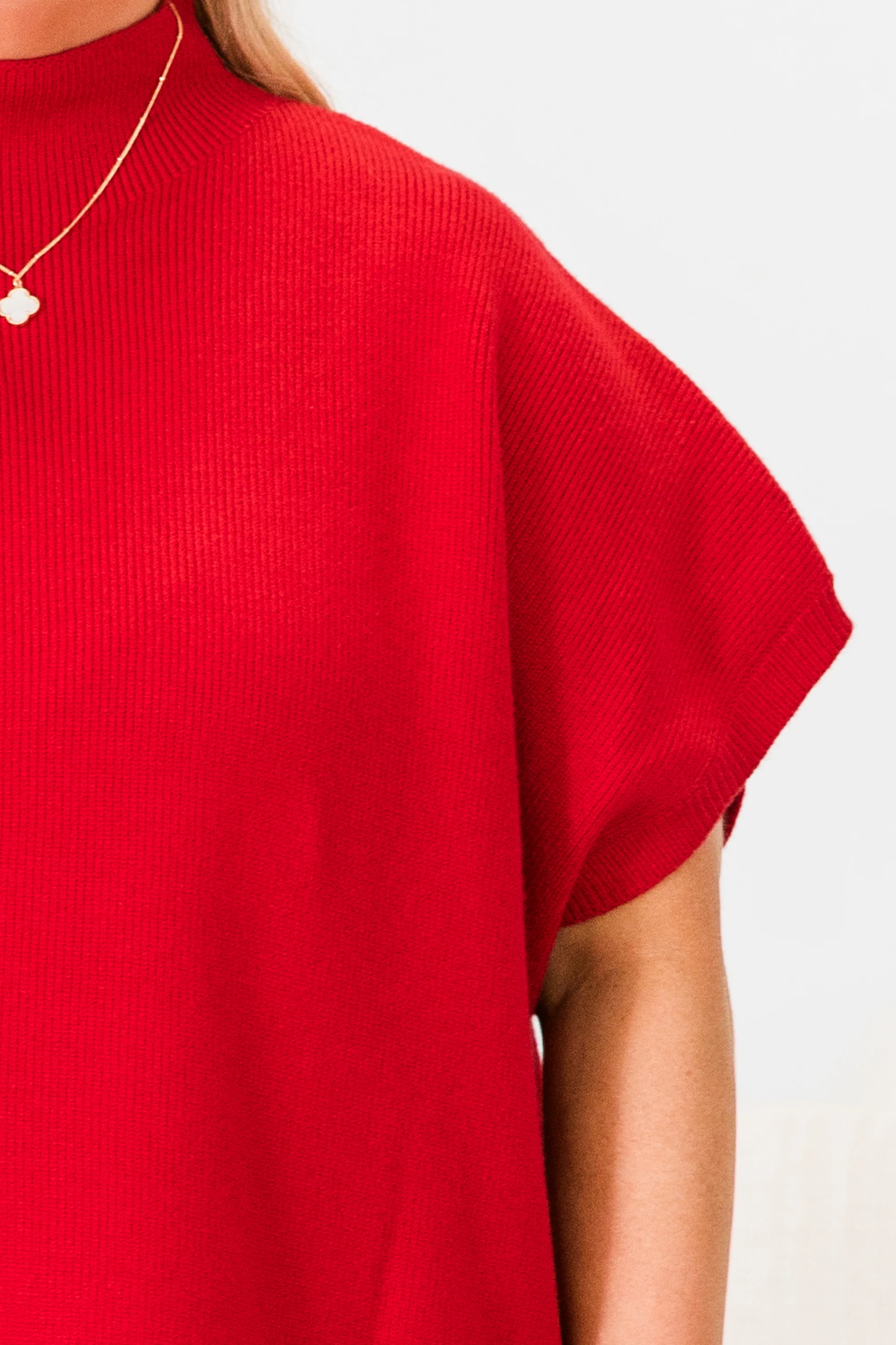 Do Anything Sweater, Red - Giverhouse