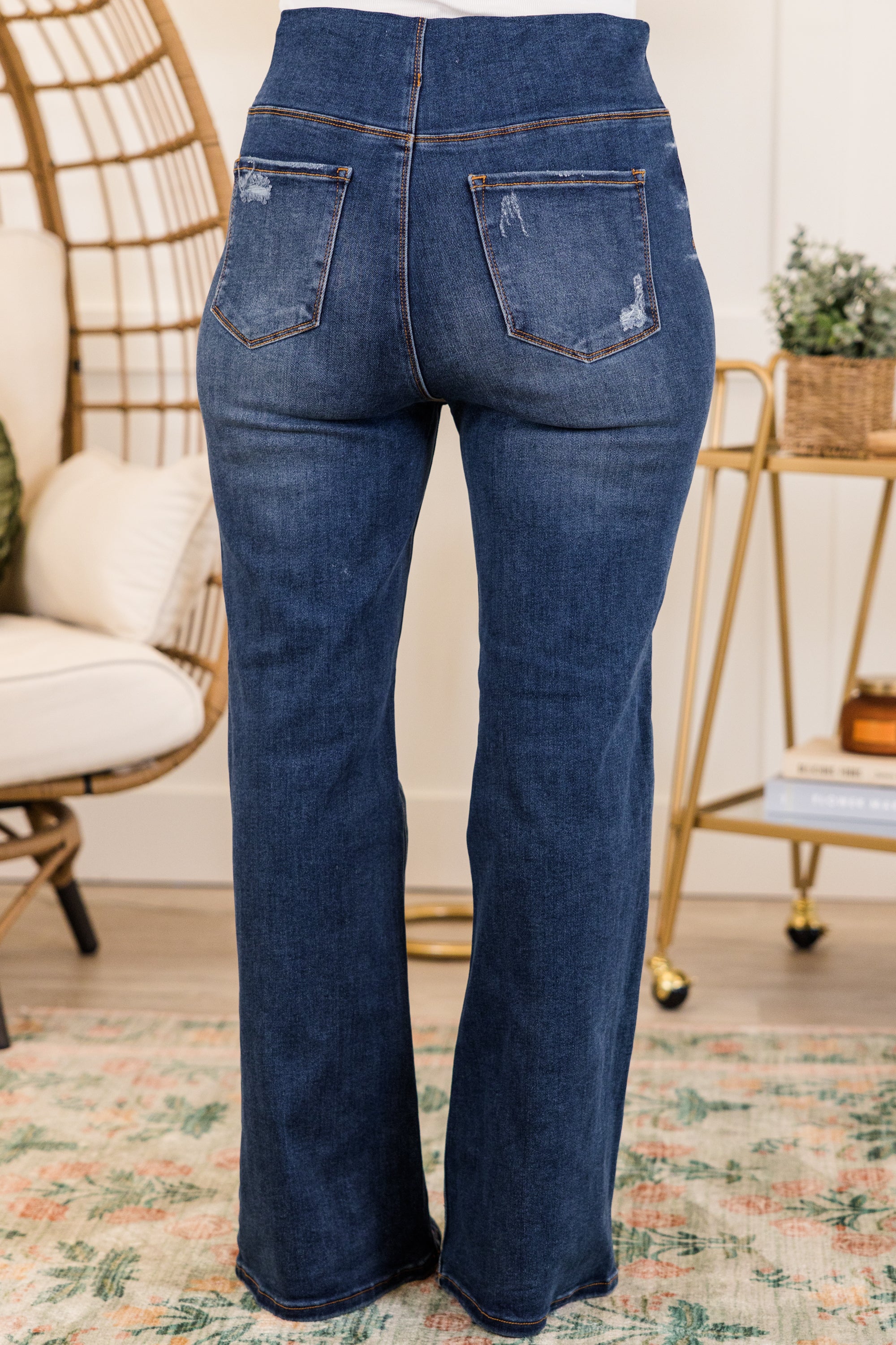 Life Isn't Flare Jeggings, Dark - Giverhouse