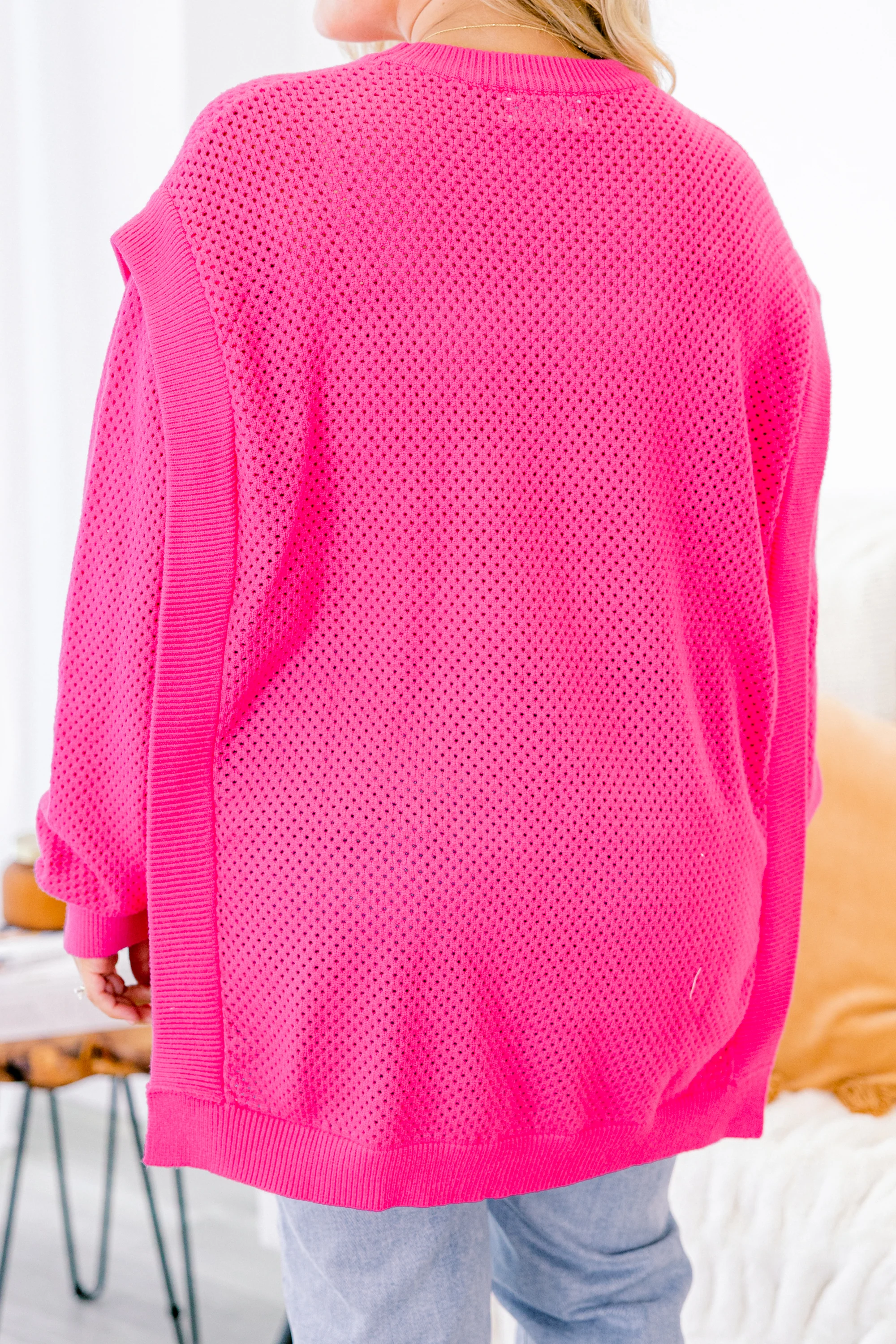 Allstar Sweater, Fuchsia - Giverhouse