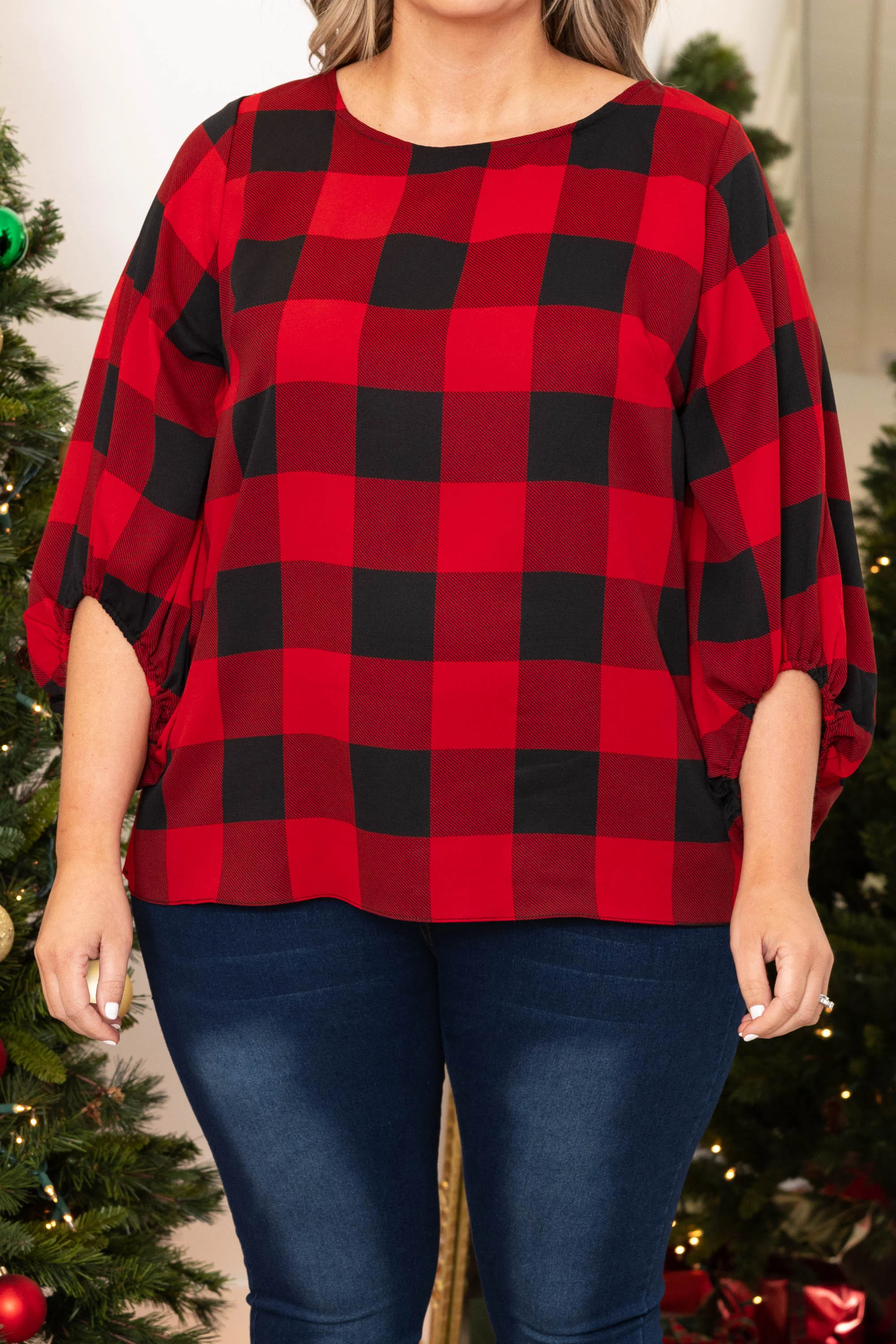 Patience My Love Blouse, Red - Giverhouse