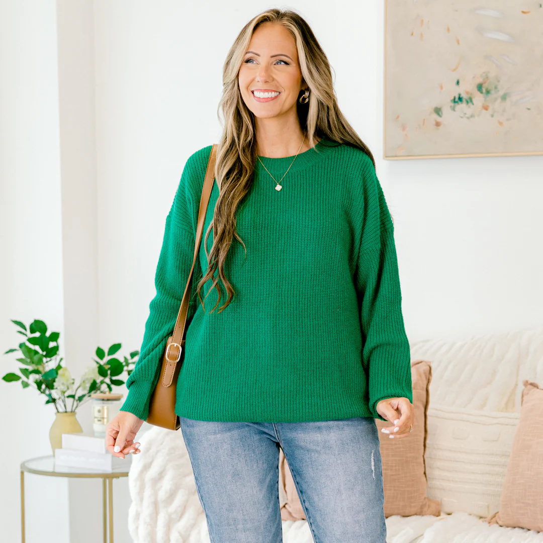 Fairy Floss Sweater, Green - Giverhouse