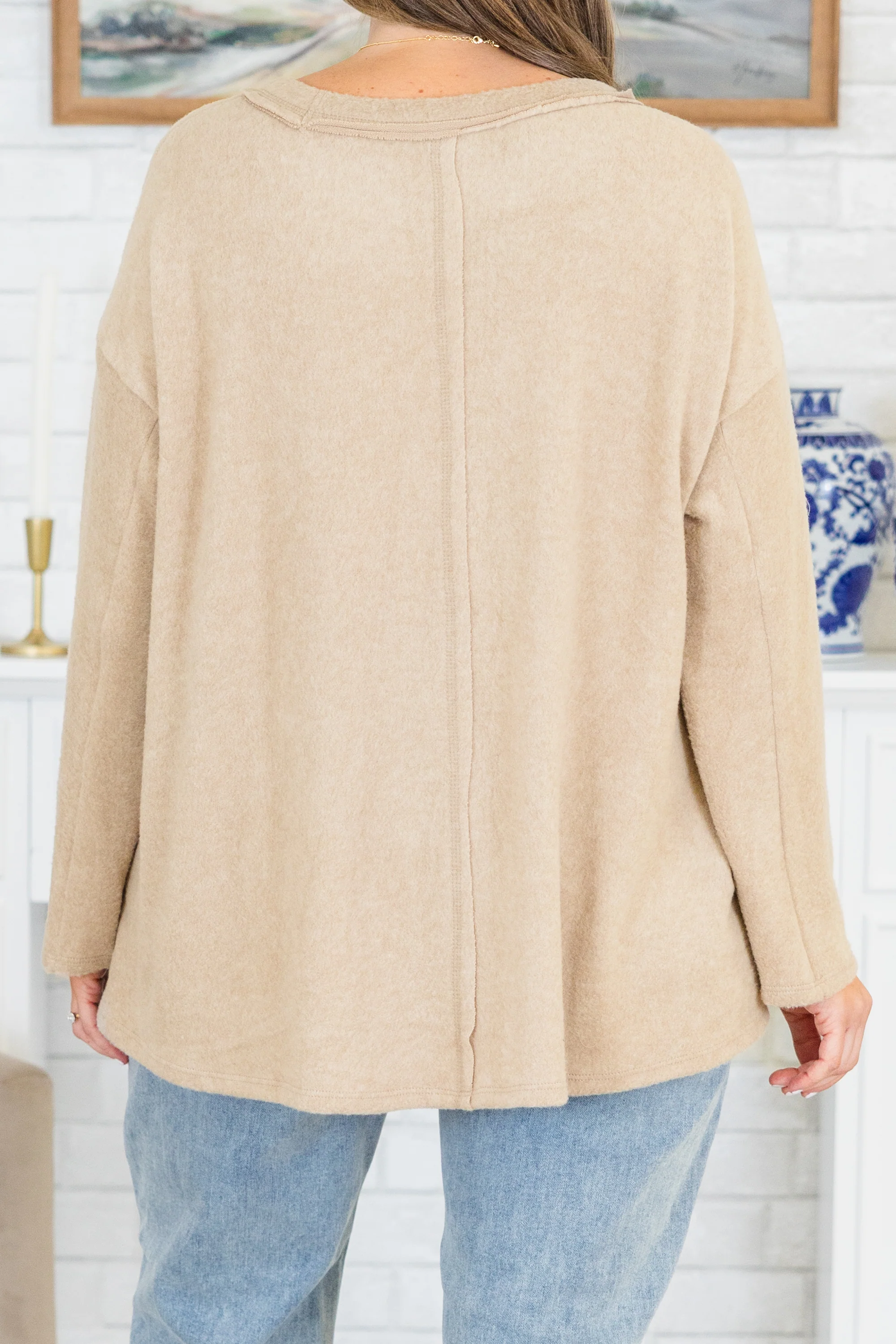 Perfect Weekend Top, Ash Mocha - Giverhouse