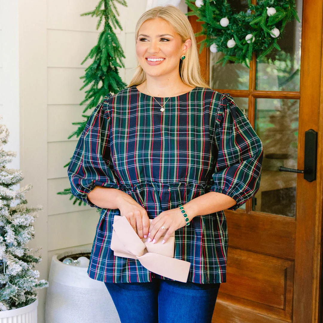 Time Of Year Top, Navy - Giverhouse