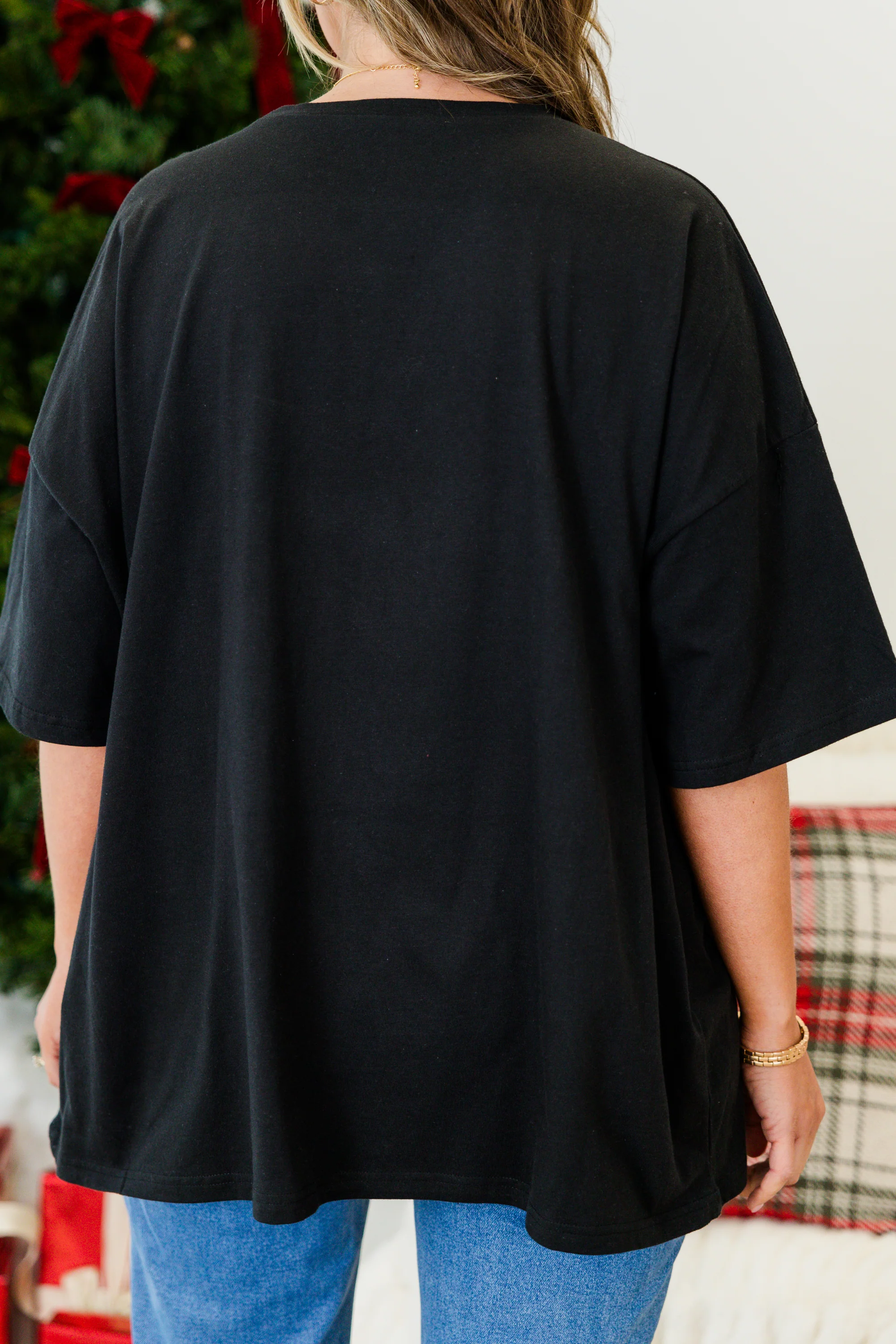 Nutcracker Christmas Boyfriend Tee, Black - Giverhouse