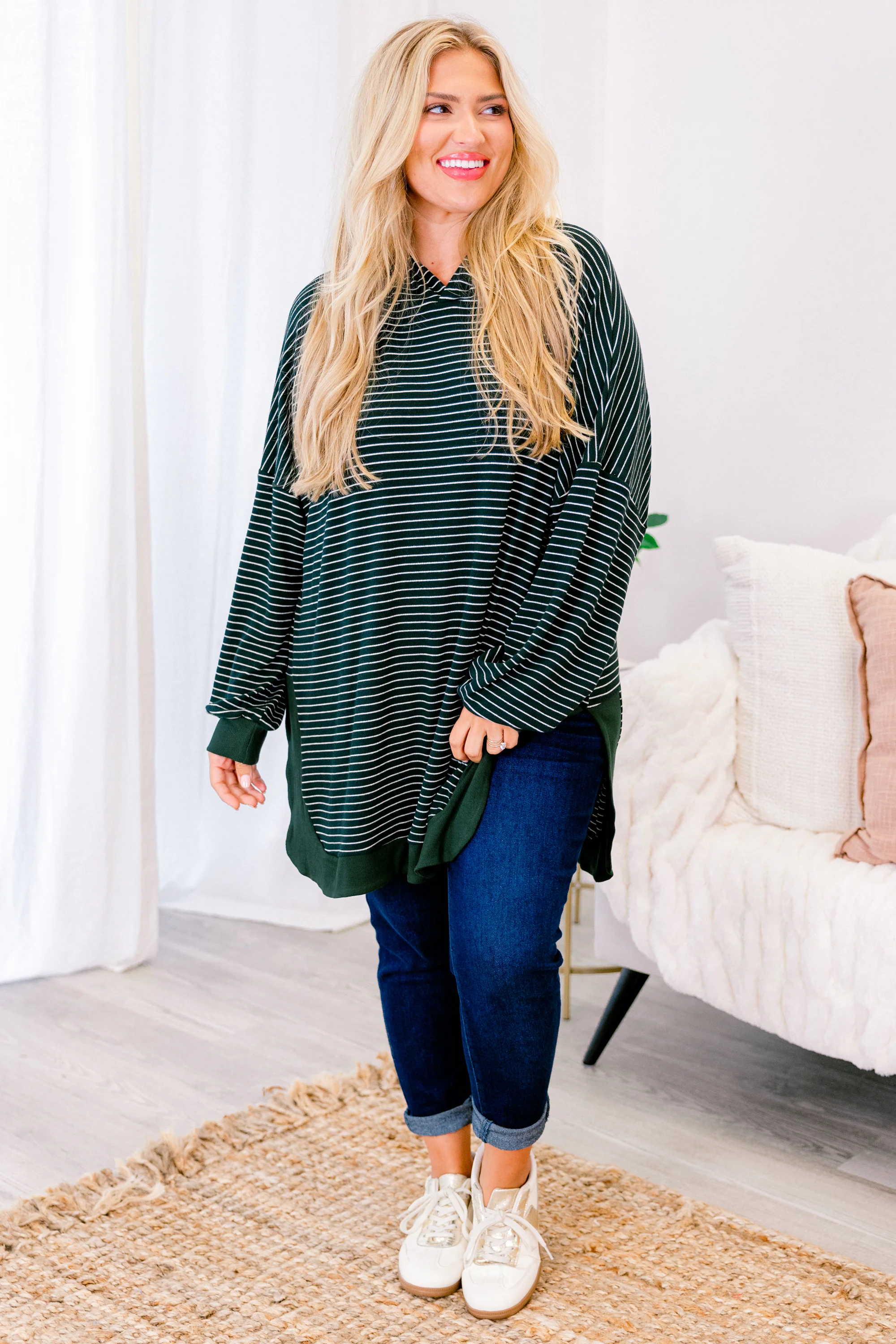 Don't Fall Tonight Hoodie, Olive - Giverhouse