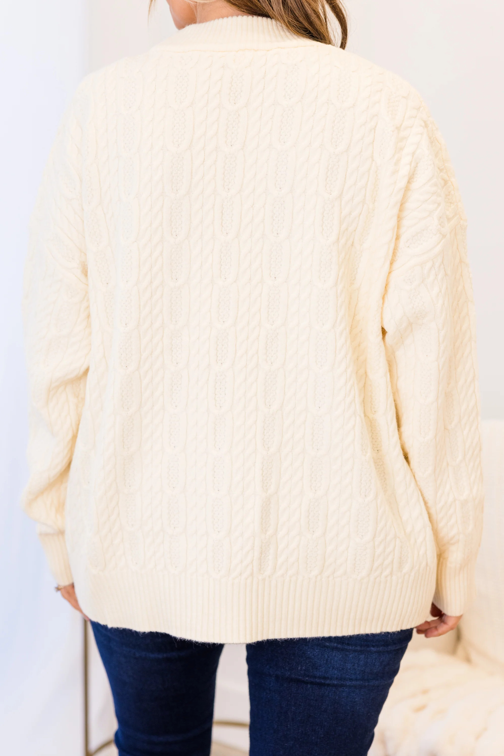 Snuggle Me Up Cardigan, Cream - Giverhouse