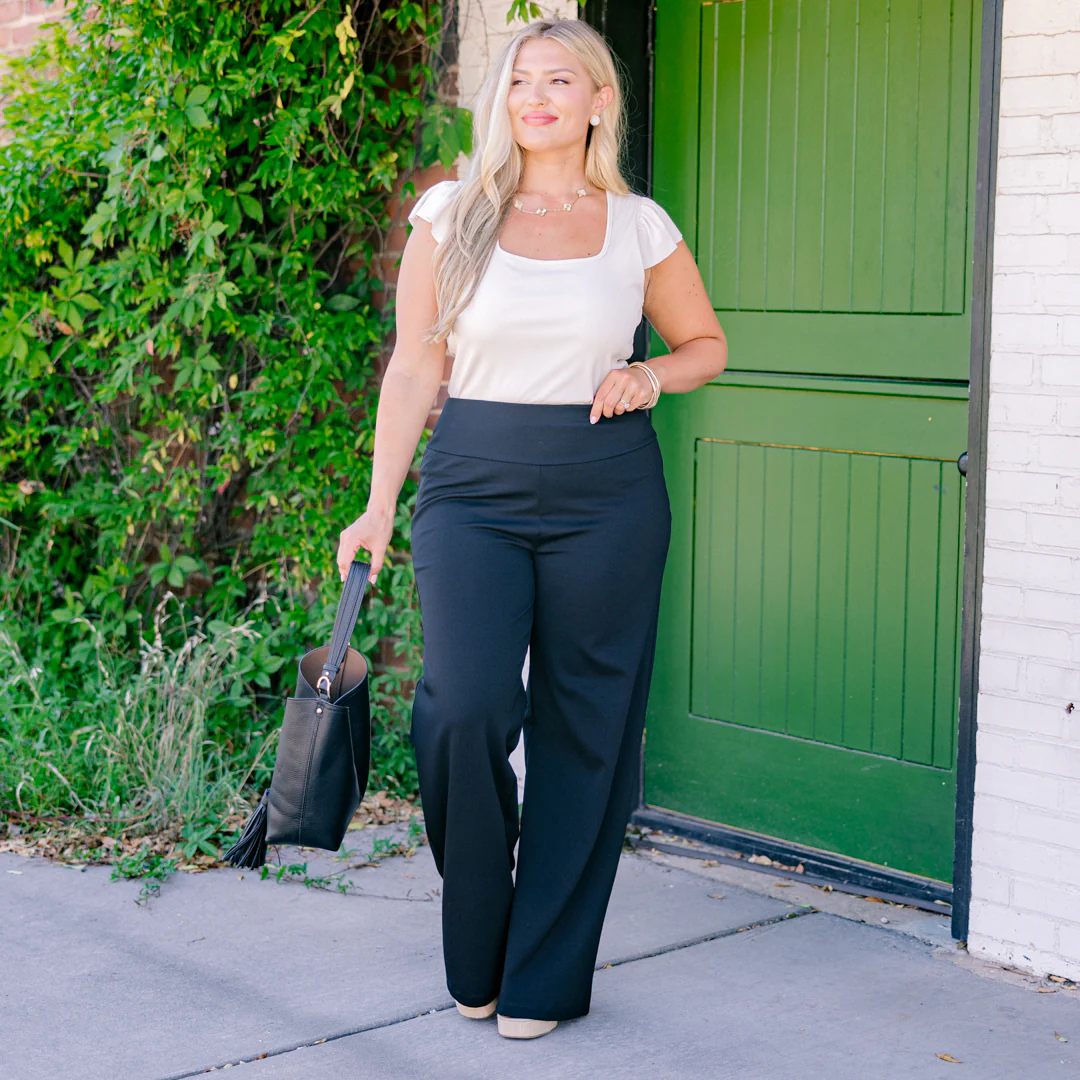 Highly Favored Pants, Black - Giverhouse