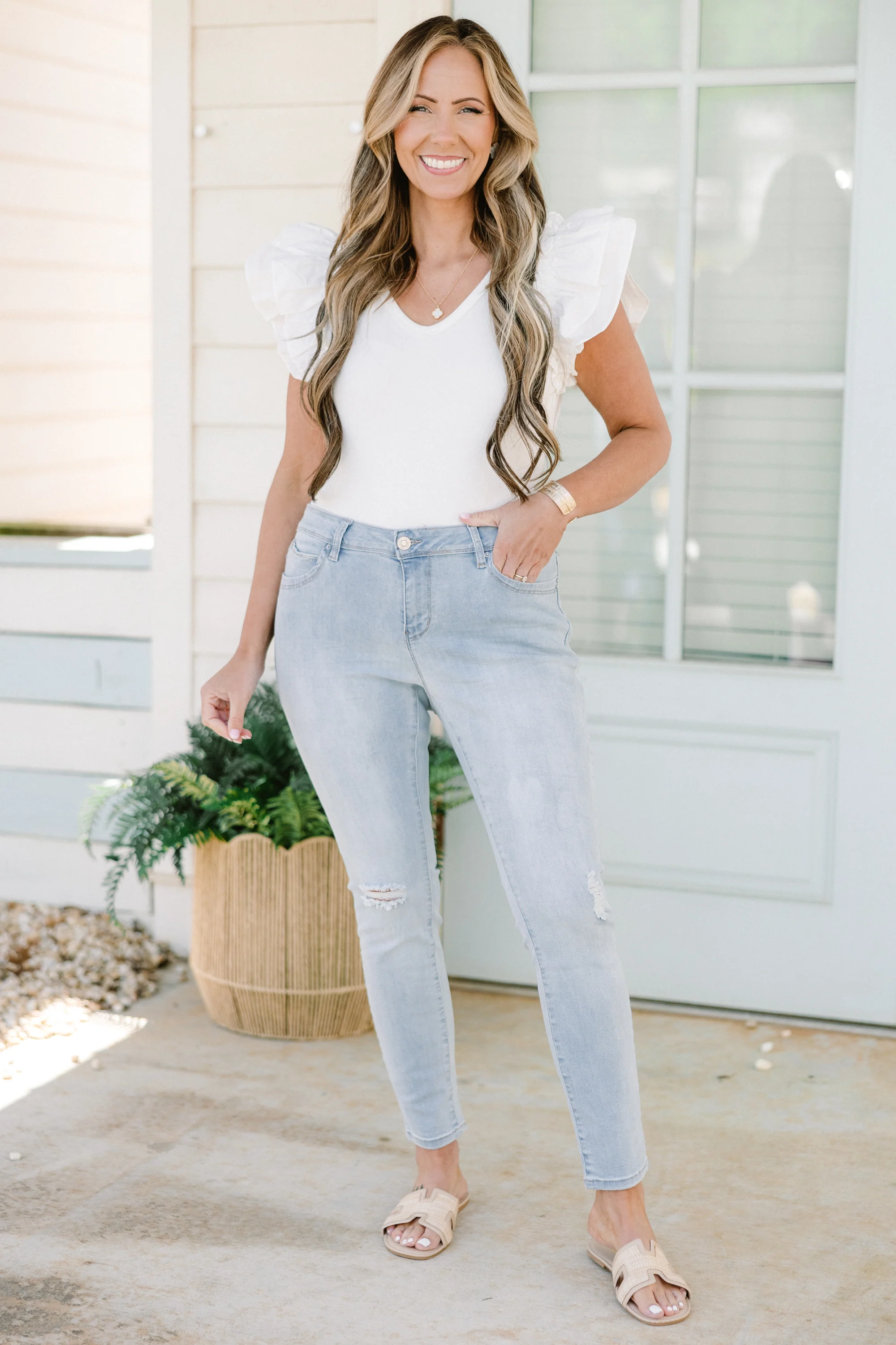 That's A Good Look Jeans, Light Wash - Giverhouse