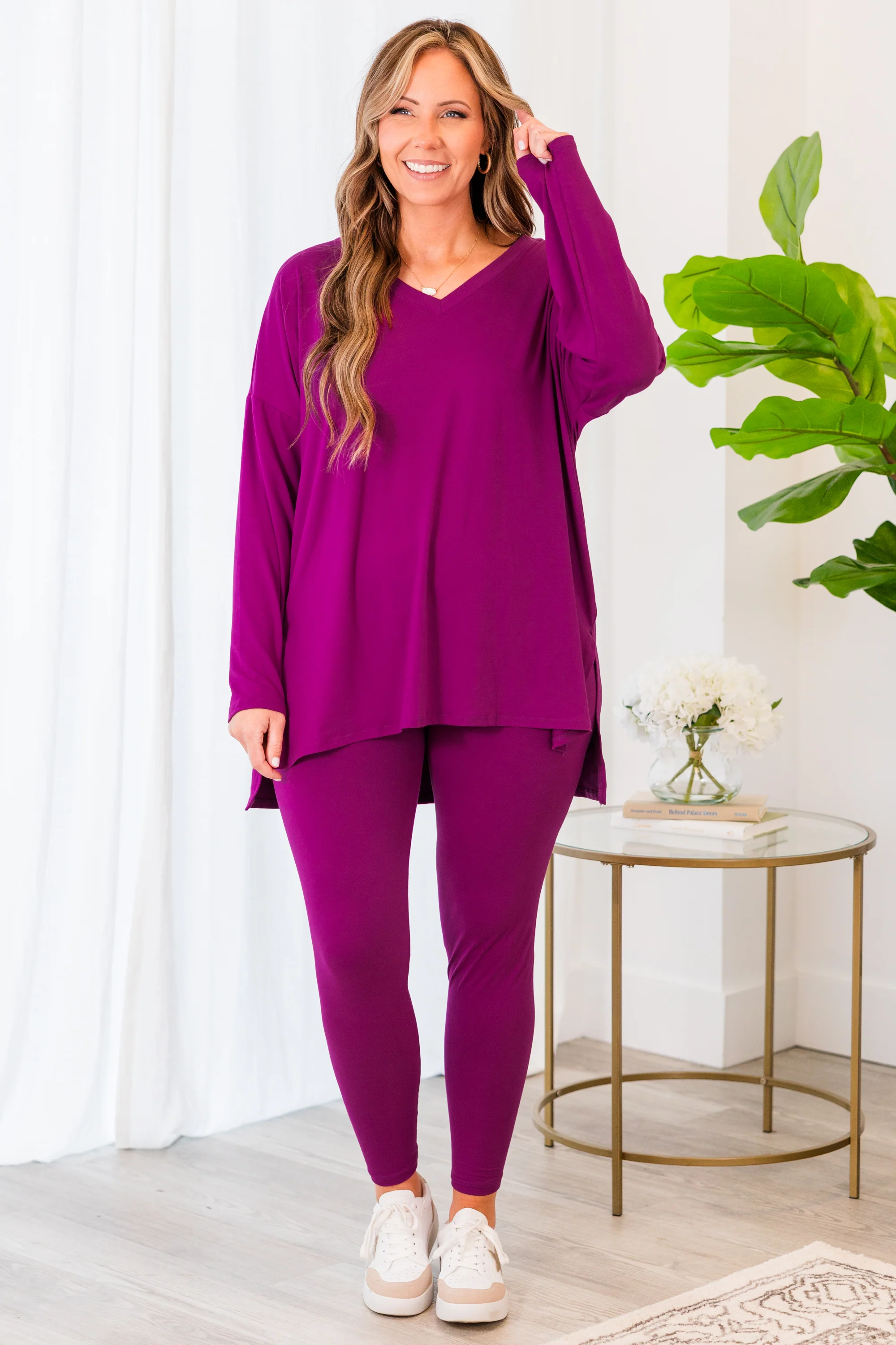 Happiness Because Of You Set, Light Plum - Giverhouse