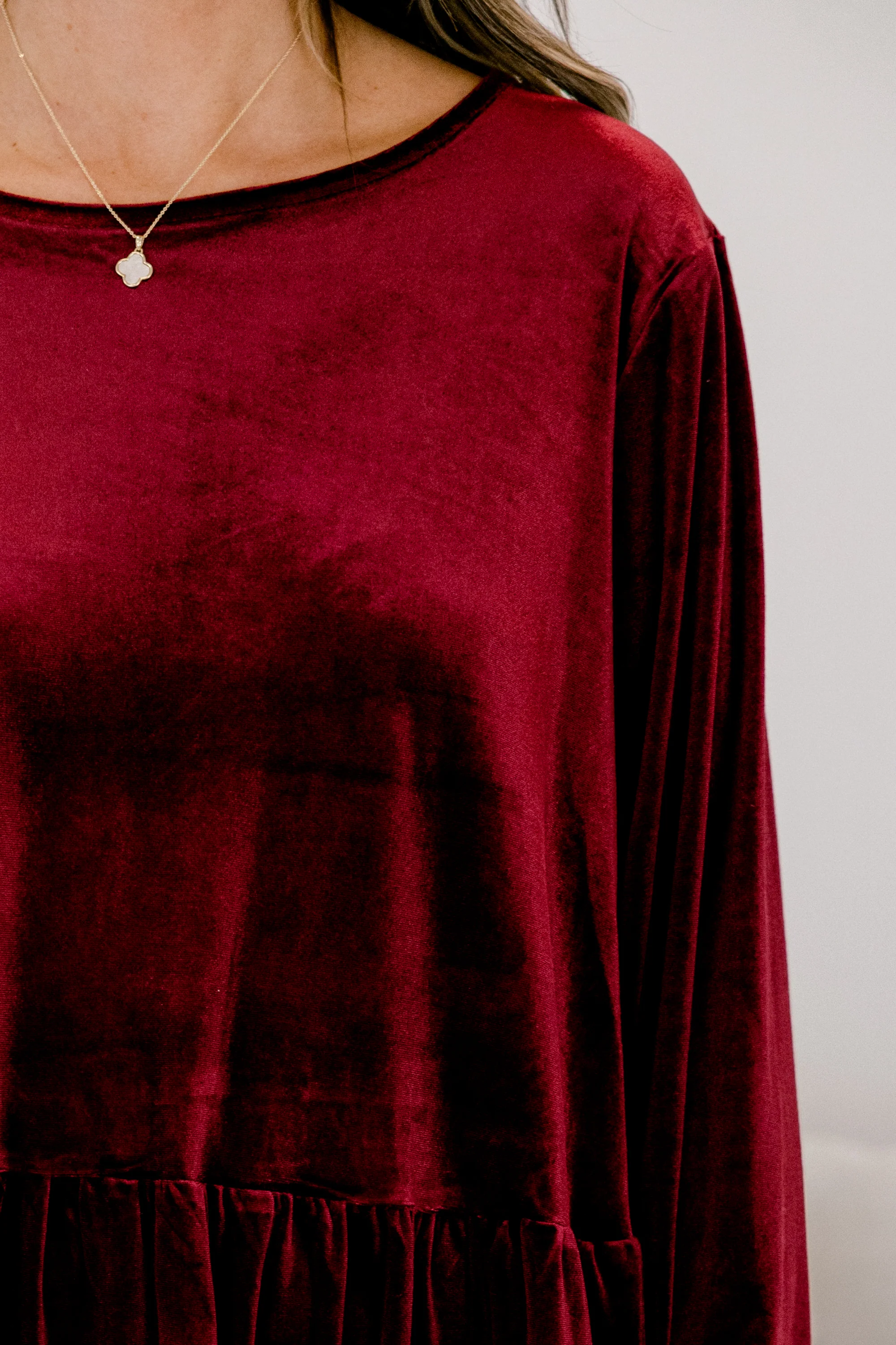 In The Quiet Dress, Wine - Giverhouse