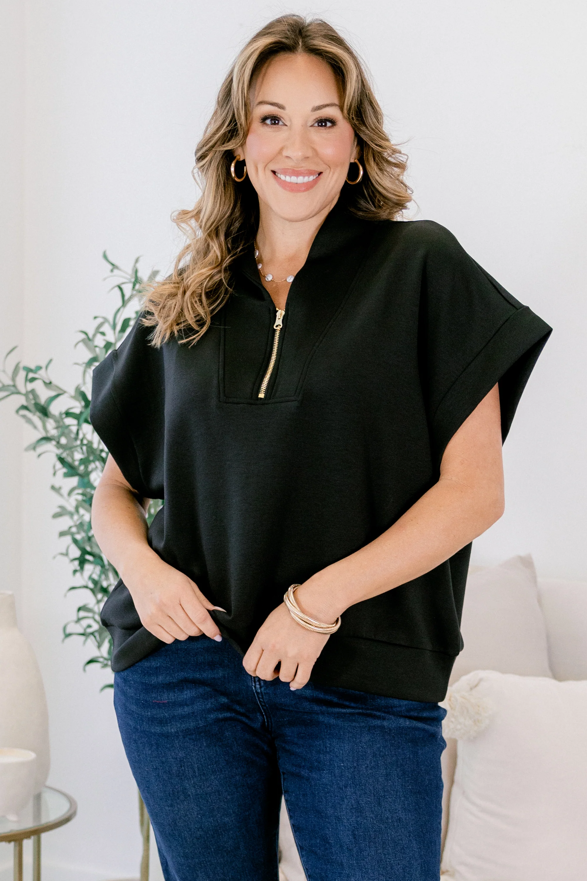 Keepin' It Simple Top, Black - Giverhouse