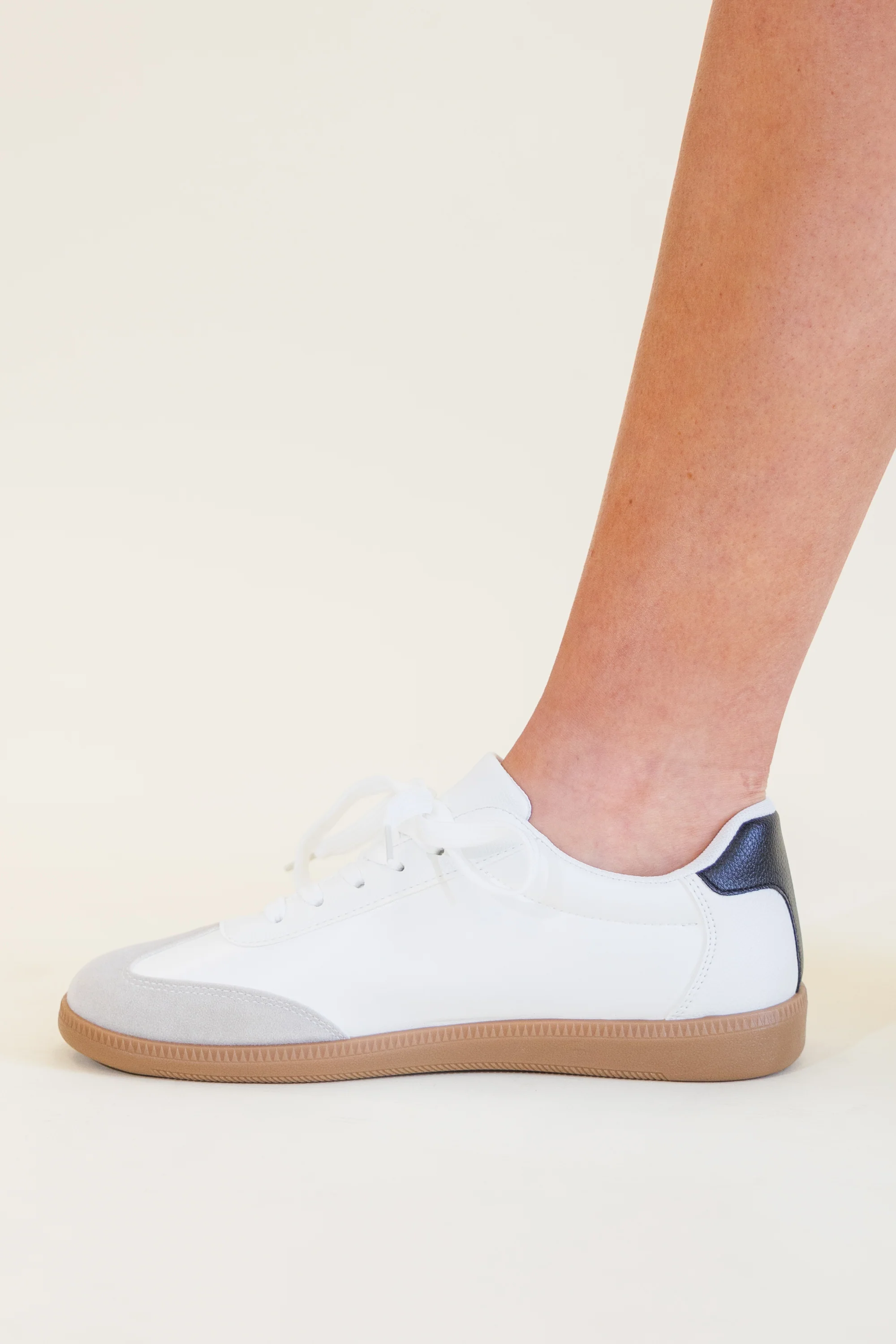 Meet Me In August Sneakers, White - Giverhouse