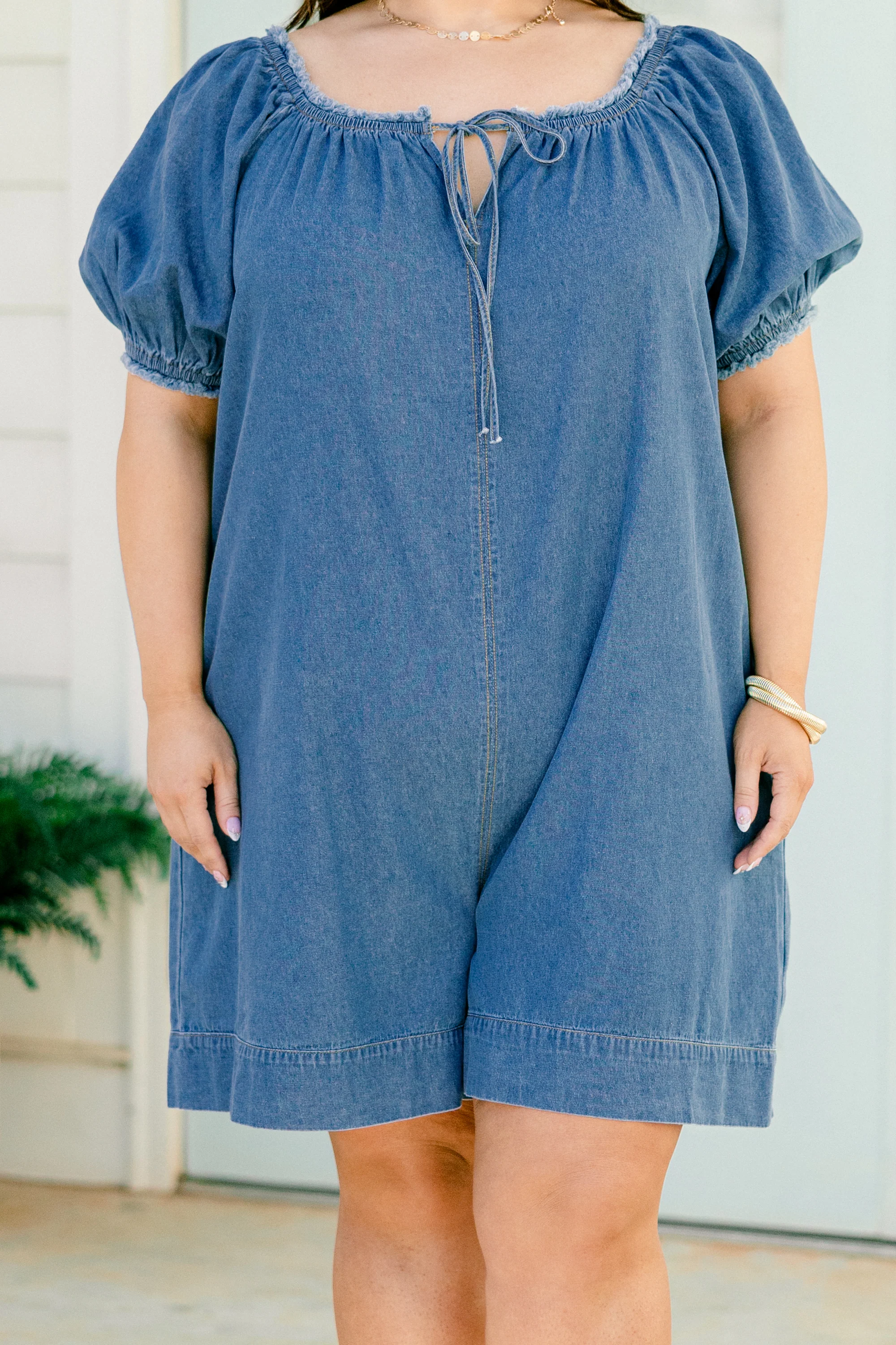 Sweet Nothings Romper, Blue - Giverhouse