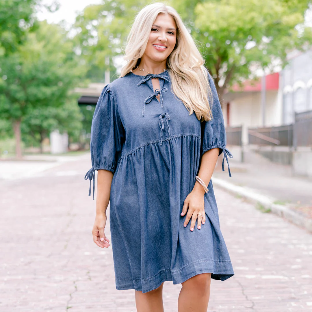 What About It Dress, Blue - Giverhouse