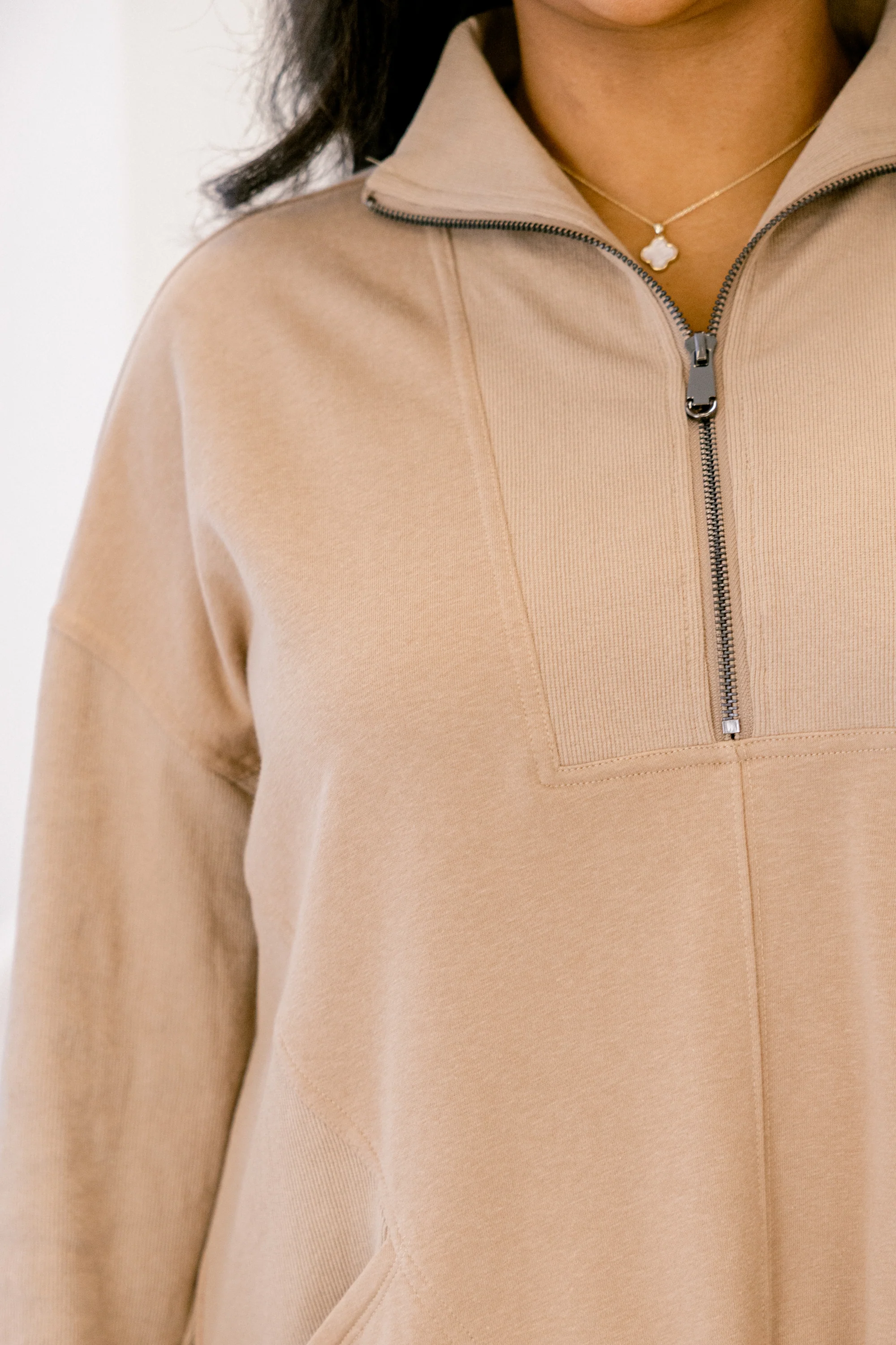 Slow It Down Dress, Light Brown - Giverhouse