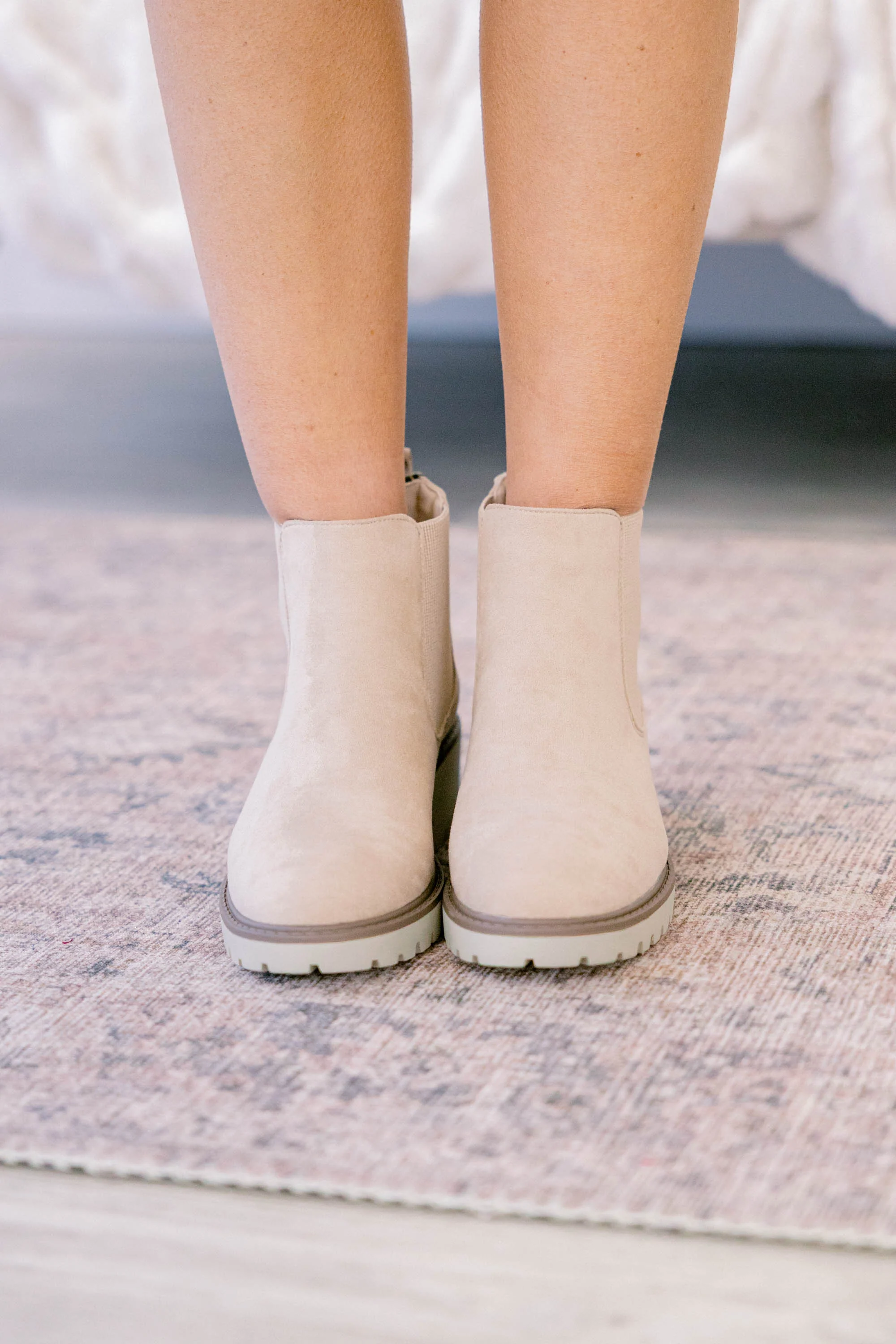 Play It Loud Booties, Sand - Giverhouse