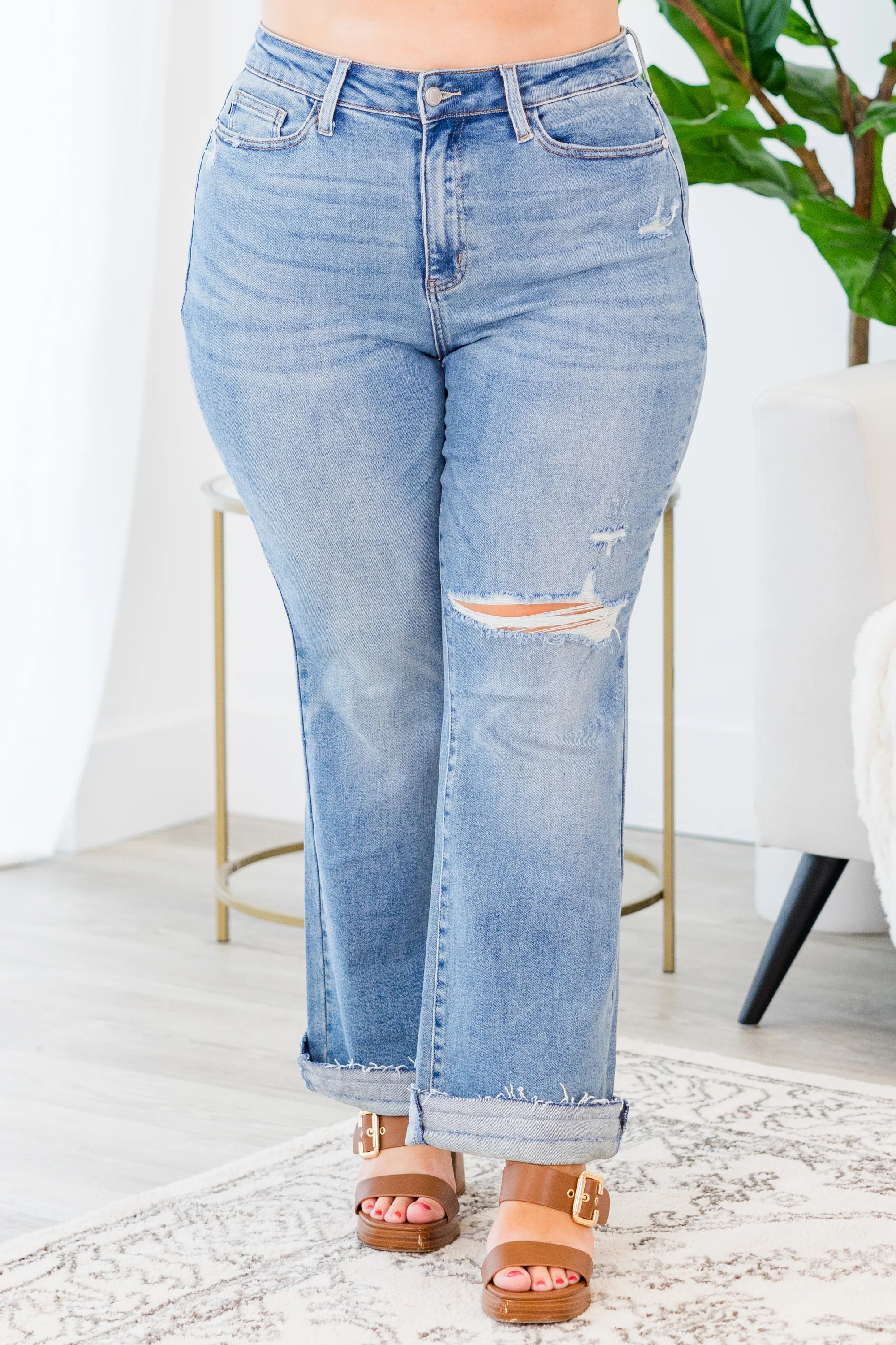 Judy Blue: Embrace Change Jeans, Medium Wash - Giverhouse