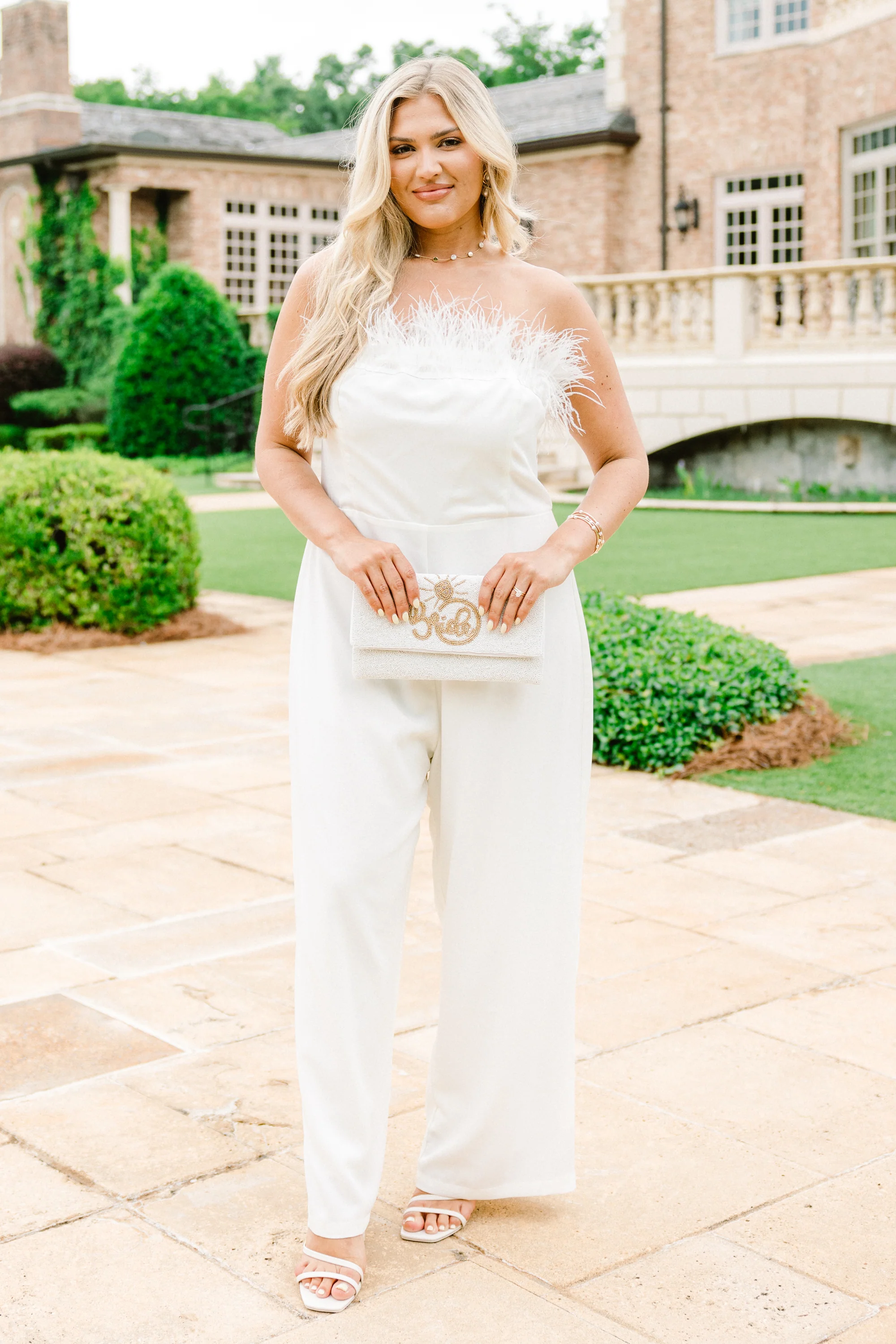 What A Charmer Jumpsuit, White - Giverhouse